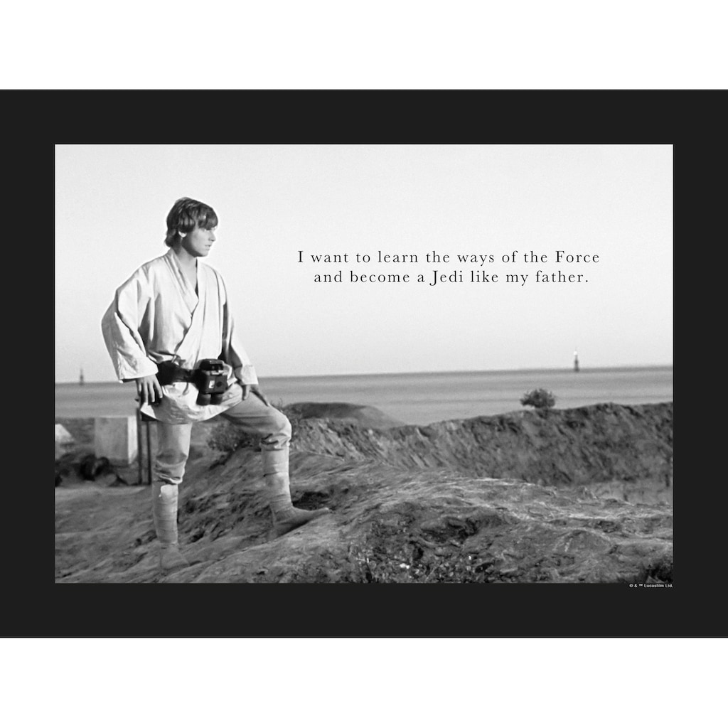 Komar Poster »Star Wars Classic Luke Quote«, Star Wars, (1 St.)