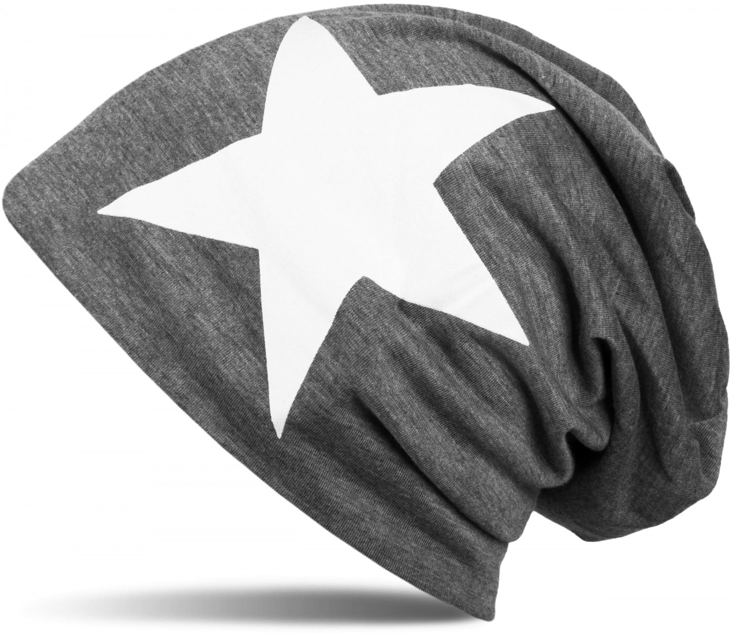 styleBREAKER Beanie »Beanie mit Stern Print« 1 Stk.