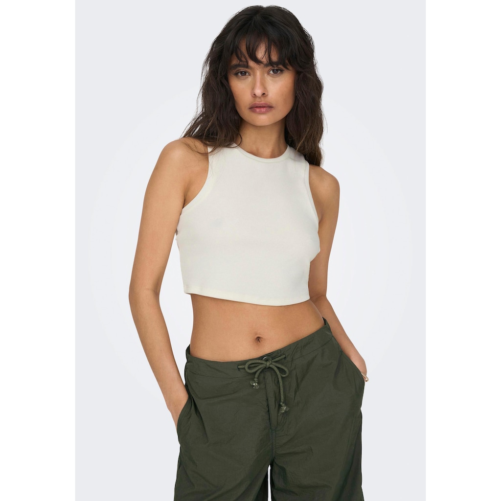 ONLY Crop-Top »ONLVILMA S/L CROPPED TANK TOP JRS NOOS«