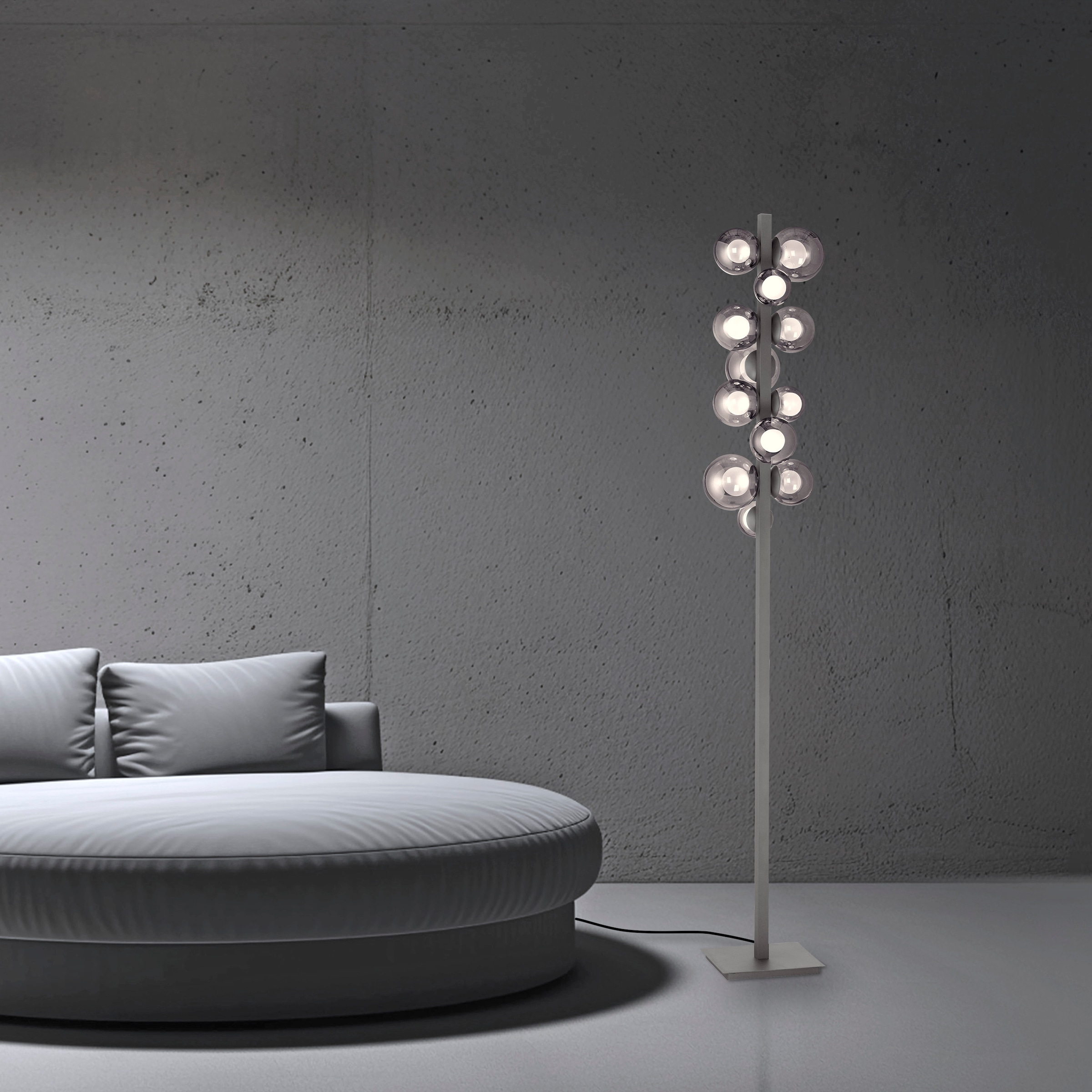 Neuhaus PURE LED Stehlampe »PURE Popup« LED-Board 1 Stk. warmweiß - kaltweiß Stufenloses dimmen, CCT, Tastdimmer,  Memoryfunktion