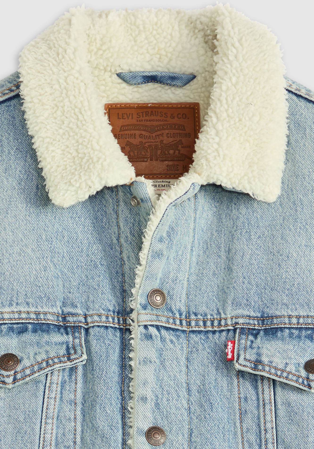 Levi's® Jeansjacke, Warm gefüttert