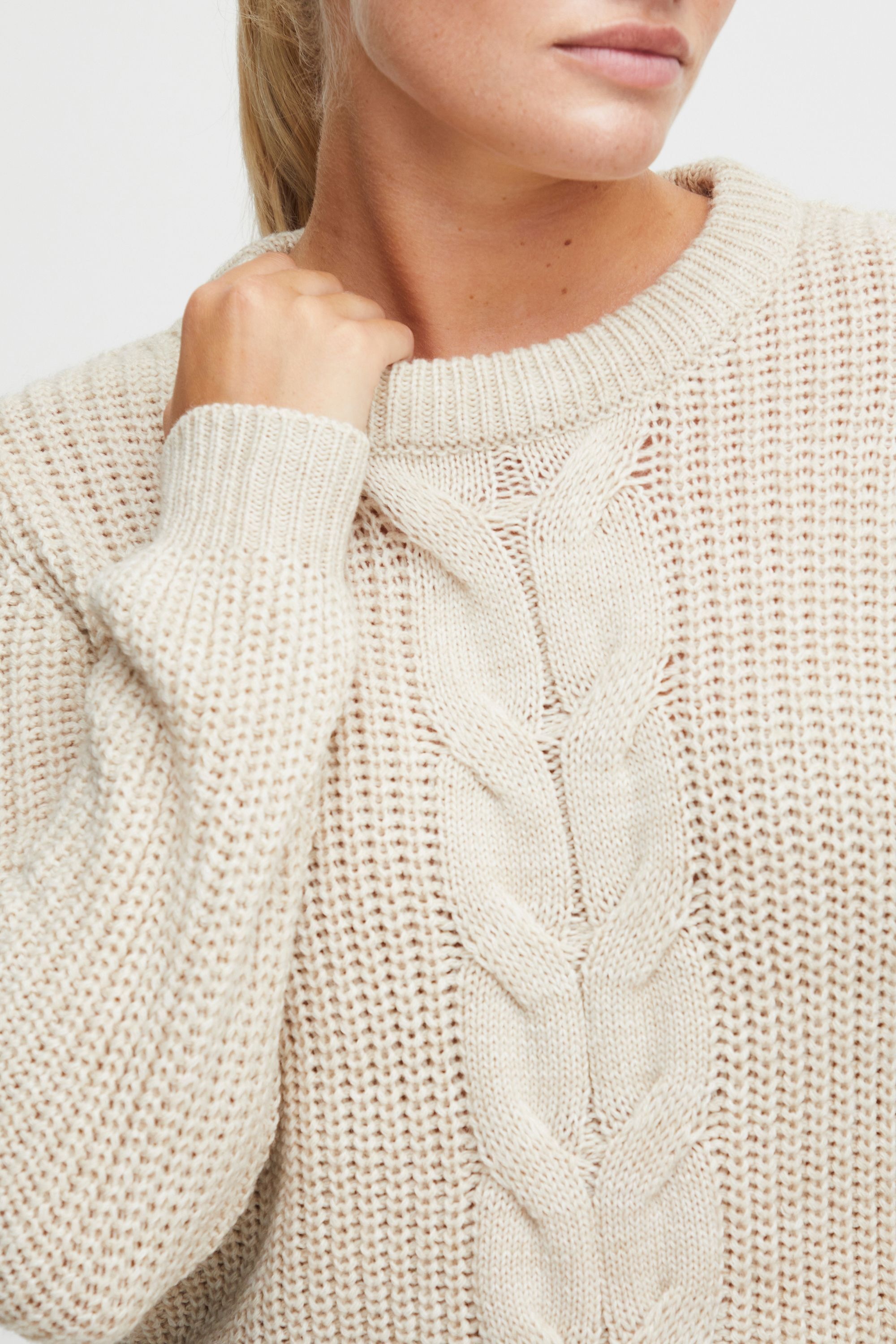 OXMO Strickfleece-Pullover »Strickpullover OXNatasja«