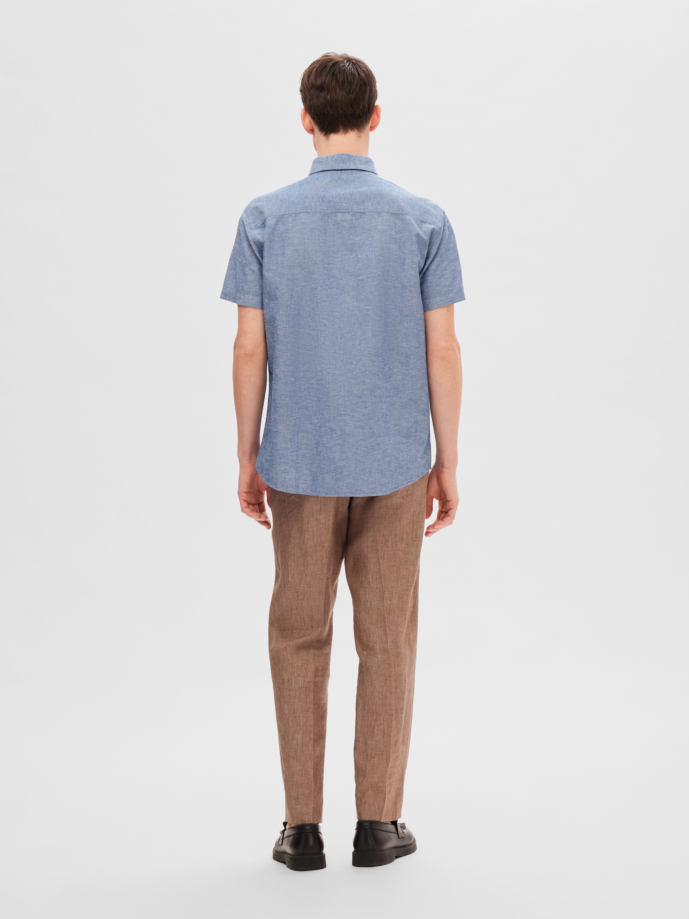 SELECTED HOMME Kurzarmhemd »SLHREG-SUN SHIRT SS NOOS«