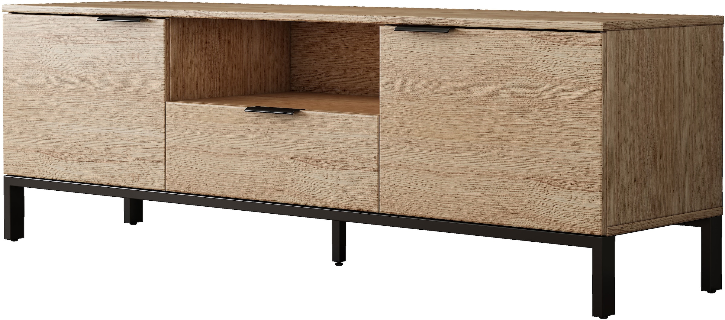 OTTO home TV-Board »Jorinde« Melaminoberfläche, flexibler Stauraum und robustes Metallgestell