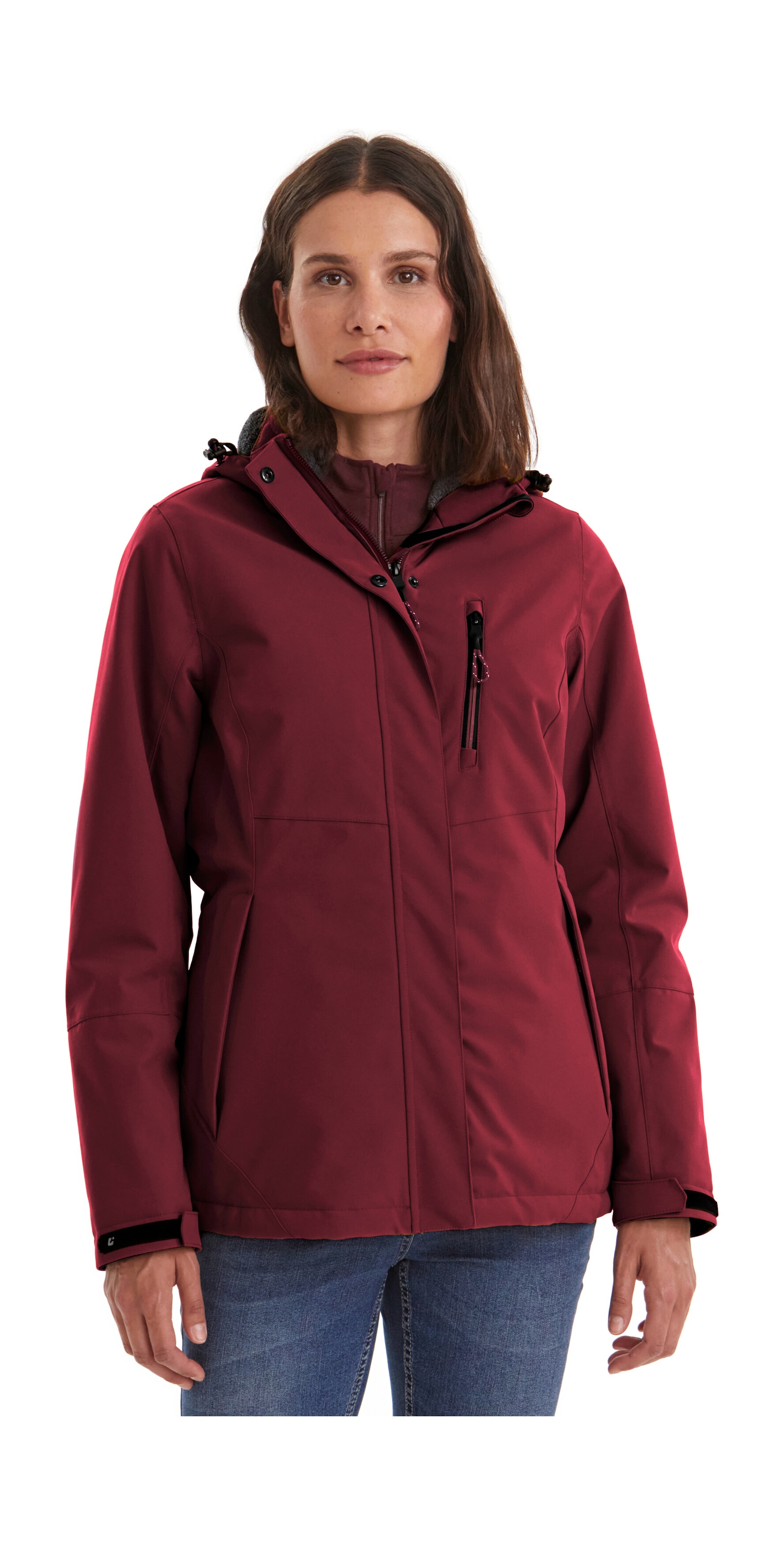 Killtec Outdoorjacke »KOW 140 WMN JCKT«, Wasserdichte Damenjacke, atmungsaktiv, abnehmbare Kapuze