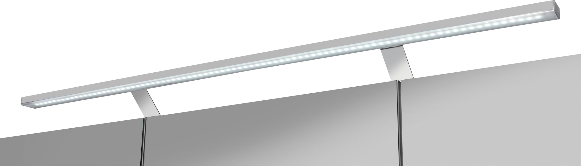 welltime Spiegelschrank »Torino made in Germany«, Breite 120 cm, 3-türig, LED-Beleuchtung, Schalter-/Steckdosenbox