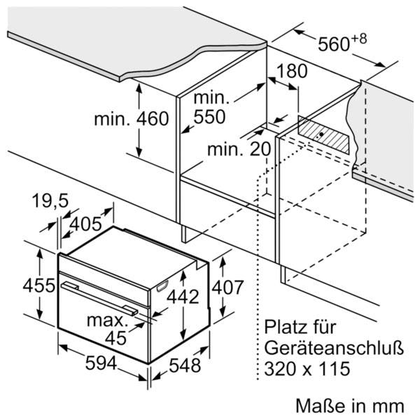 SIEMENS Backofen mit Mikrowelle  »CM633GBS1«