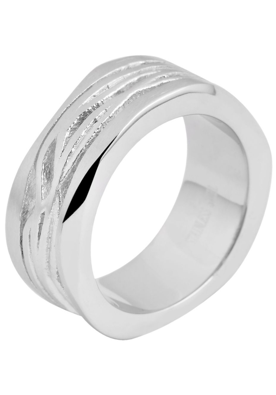 AKZENT Fingerring »Mio, silberfarbig, langlebig«