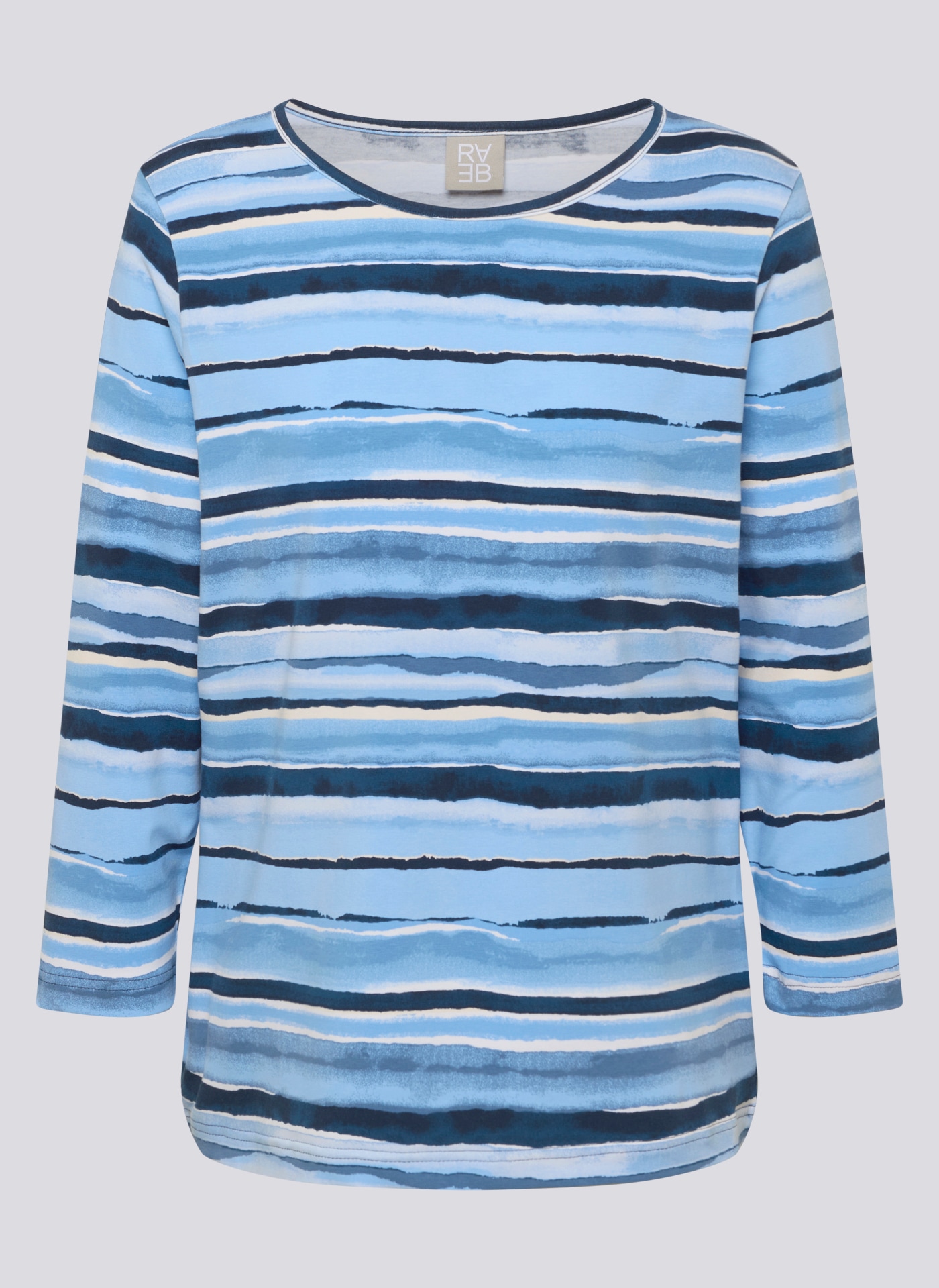 Rabe 3/4-Arm-Shirt, mit Streifen Muster