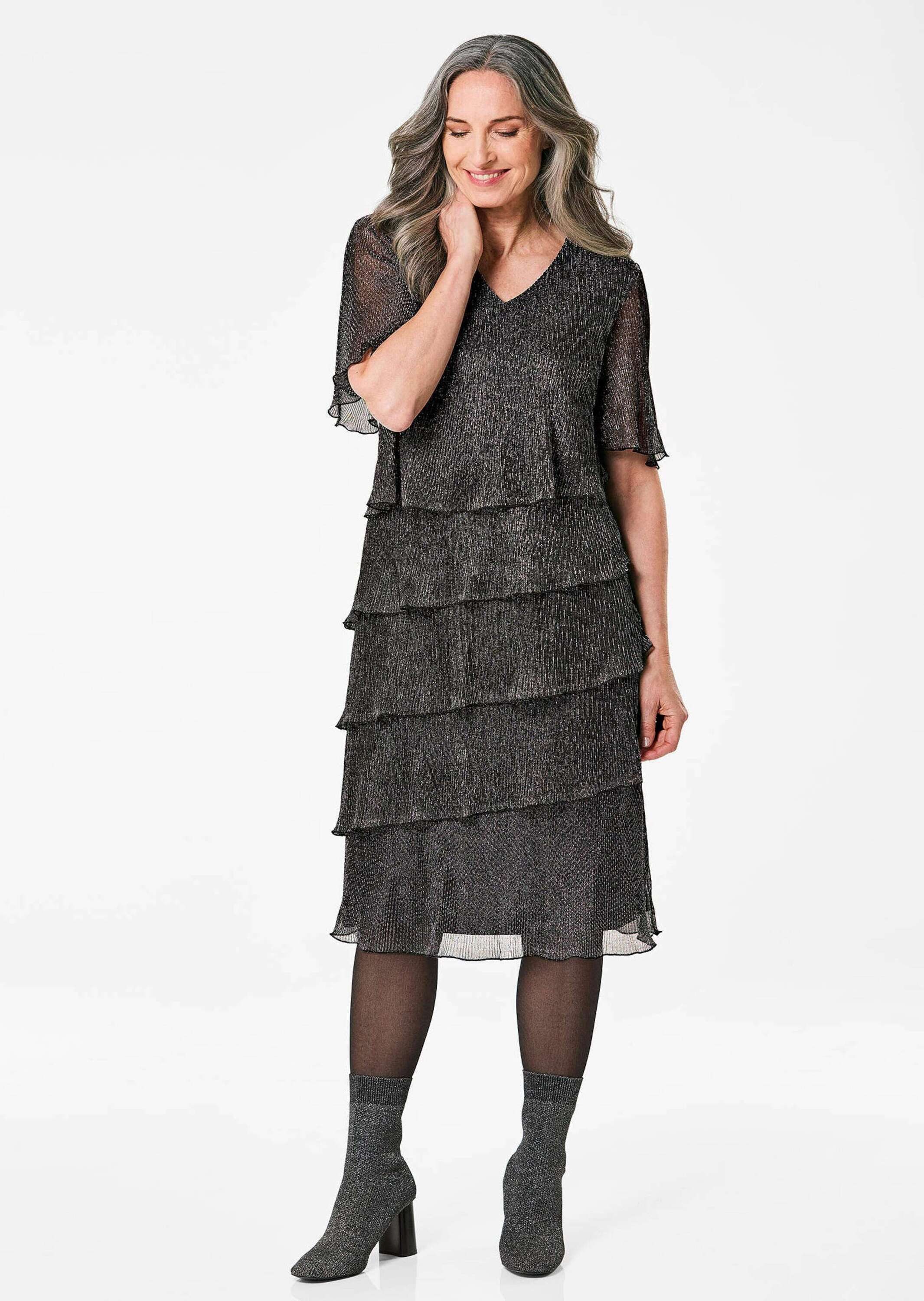 GOLDNER Abendkleid »Kurzgröße Kleid«