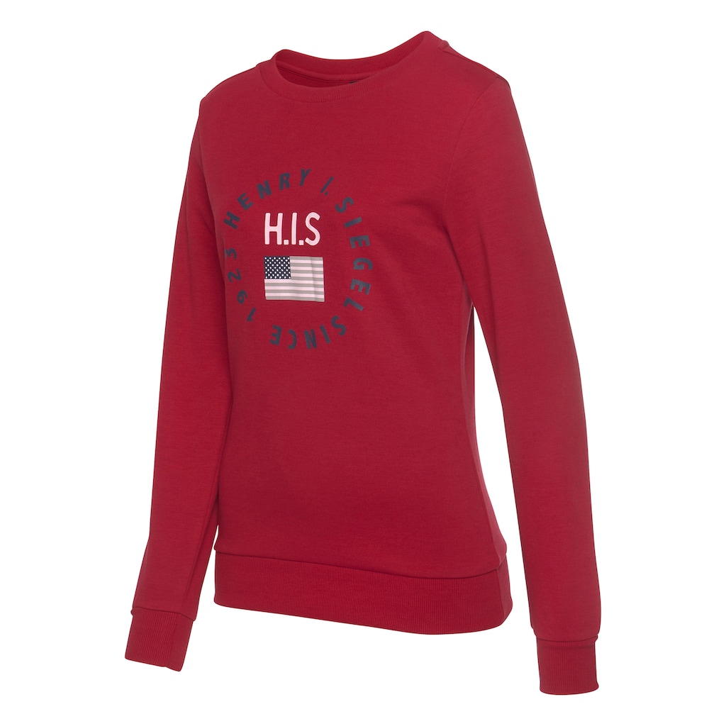 H.I.S Sweatshirt, mit Logodruck