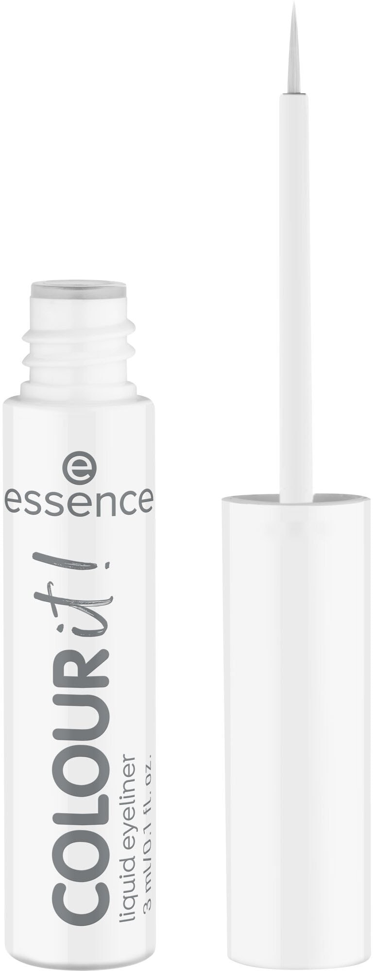 Essence Eyeliner »COLOUR it! liquid eyeliner«, (Set, 3 tlg.), Präzise Pinselspitze für müheloses Zeichnen definierter Linien.