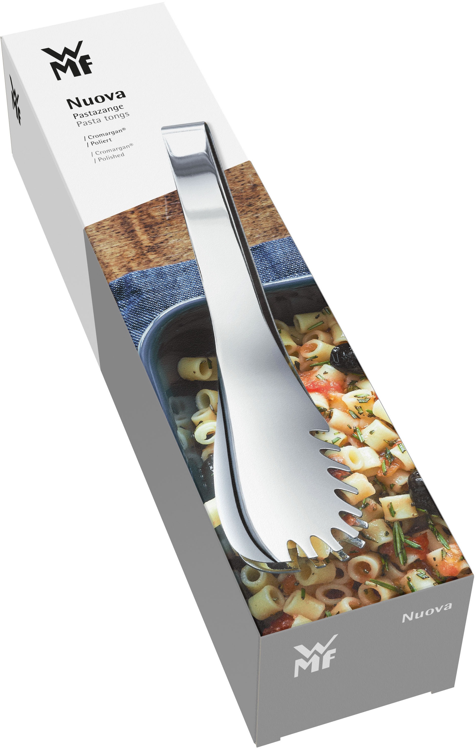 WMF Nudelzange »Nuova« einhändiges Servieren, Cromargan Edelstahl rostfrei