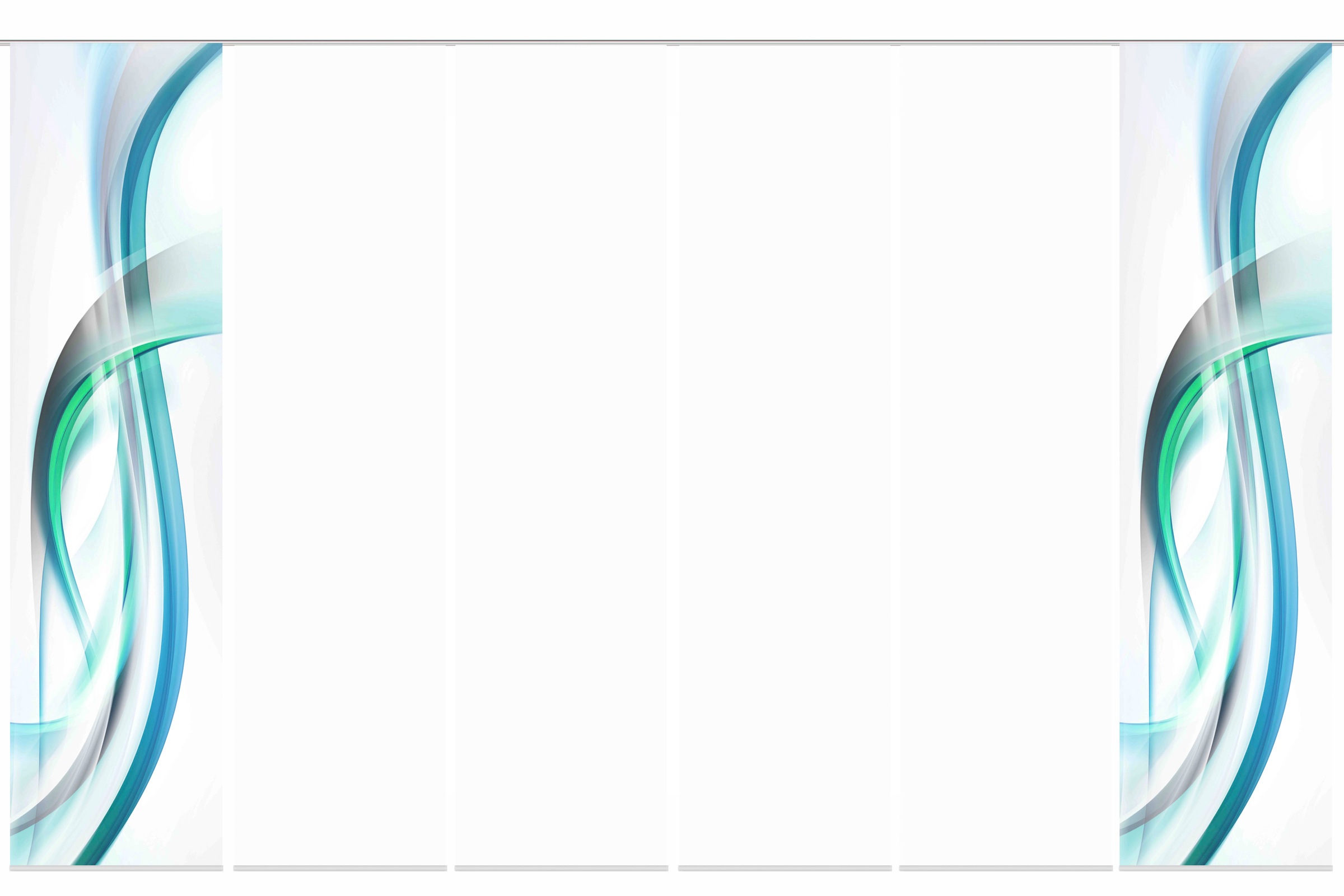 HOME WOHNIDEEN Schiebegardine »FALA« Paneelwagen 6 Stk. tlg. Schiebevorhang Digi 6er Set FALA BEERE