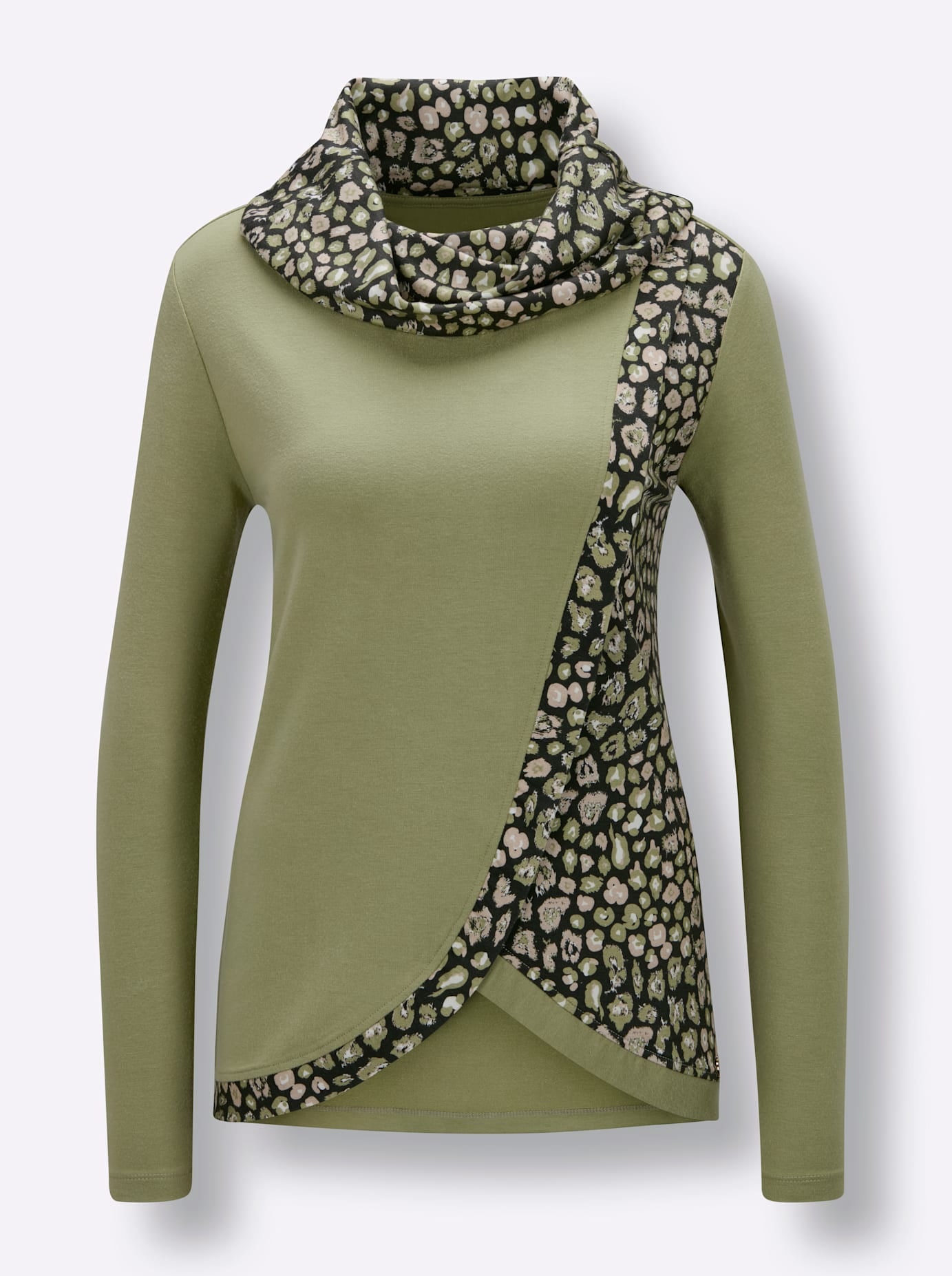 CREATION L PREMIUM Rollkragenshirt »Lyocell-Shirt« 1