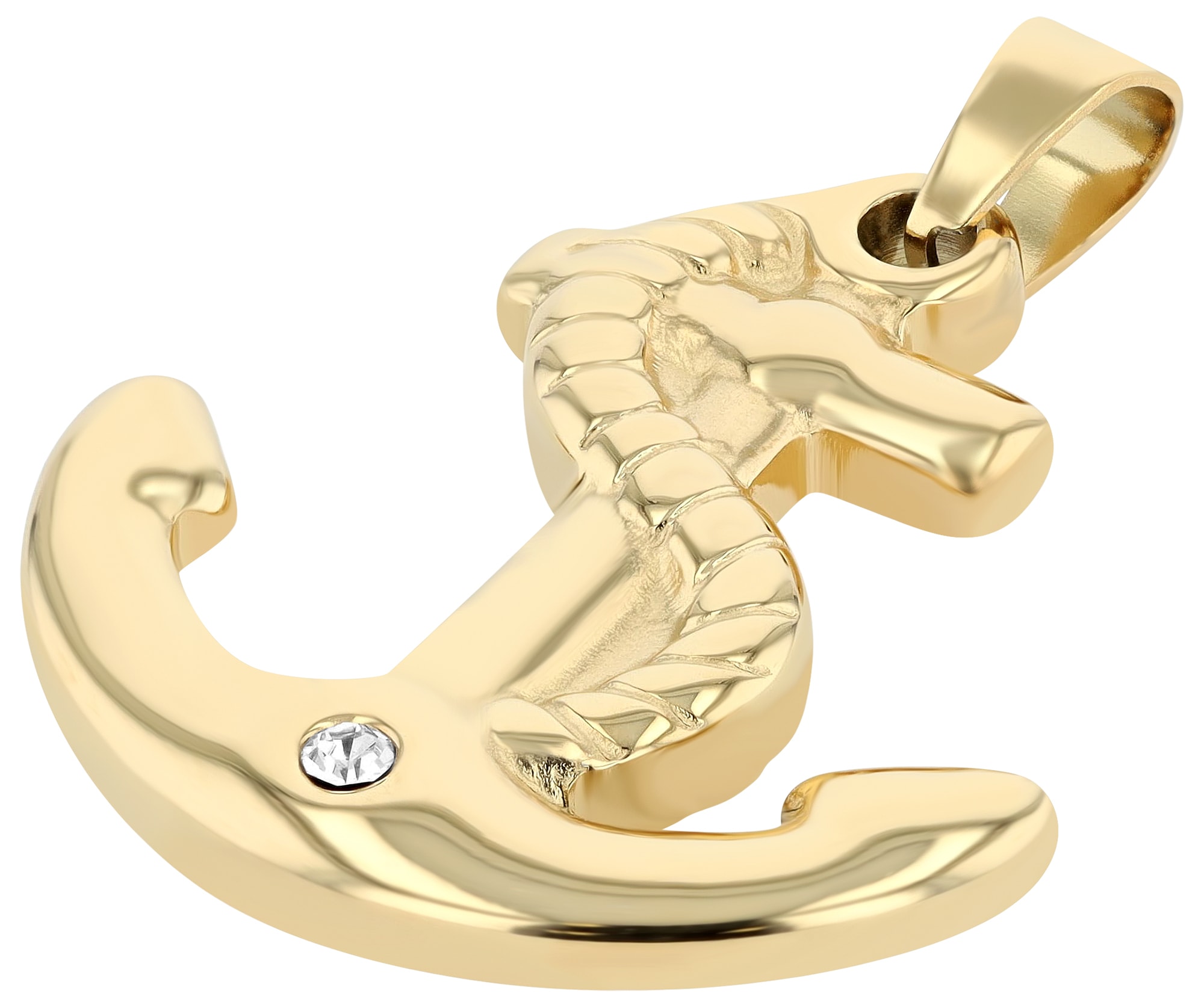 Adelia´s Kettenanhänger »Damen Anhänger aus Edelstahl mit Strass Steinchen«