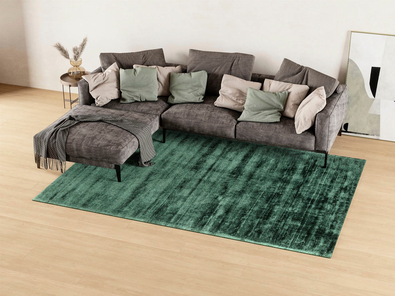 morgenland Teppich »Designer Teppich Chester«, rechteckig, 10 mm Höhe, Viskose