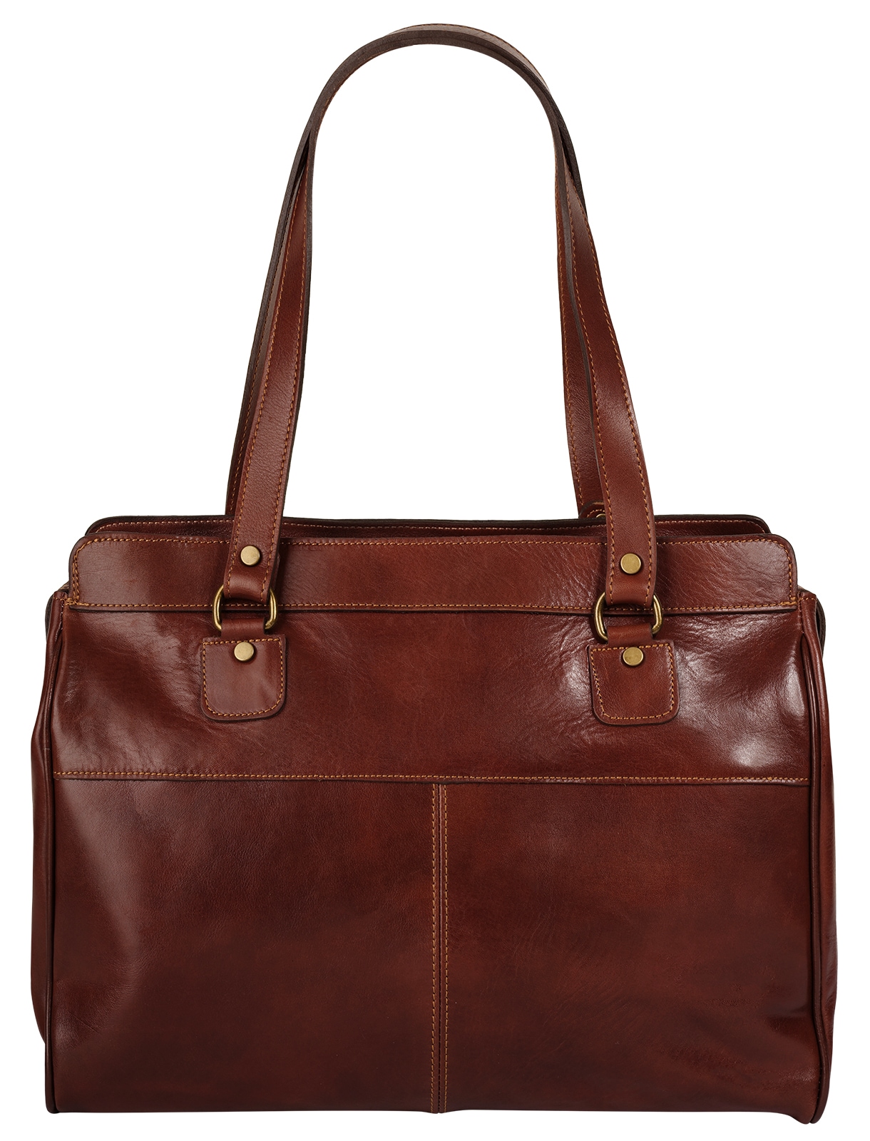 Piké Shopper echt Leder, Made in Italy