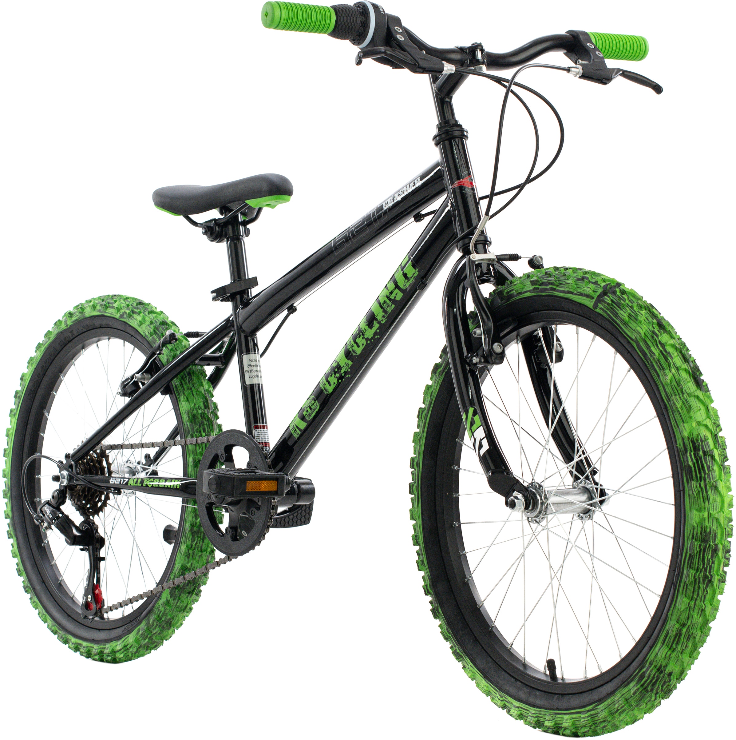 KS Cycling Jugendfahrrad »Crusher«, 6 Gang, Shimano, Tourney Schaltwerk, Kettenschaltung, für Herren, Kettenschaltung