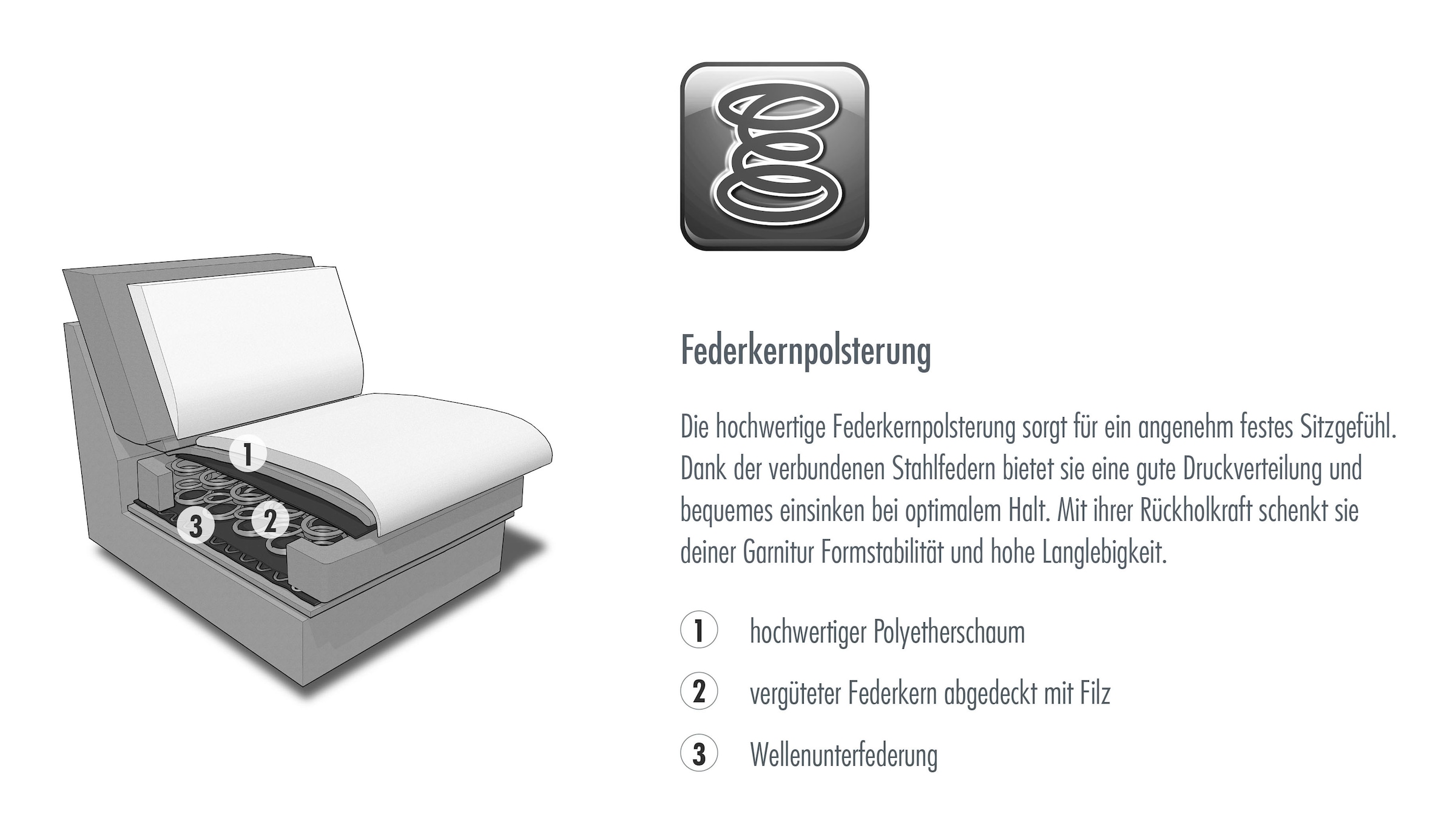 Die PlanBar Ecksofa »MP-IN17004 L-Form, Breite 331 cm, Kaltschaum-Polsterung« inkl. Sitztiefenverstellung, wahlweise weitere Funktionen