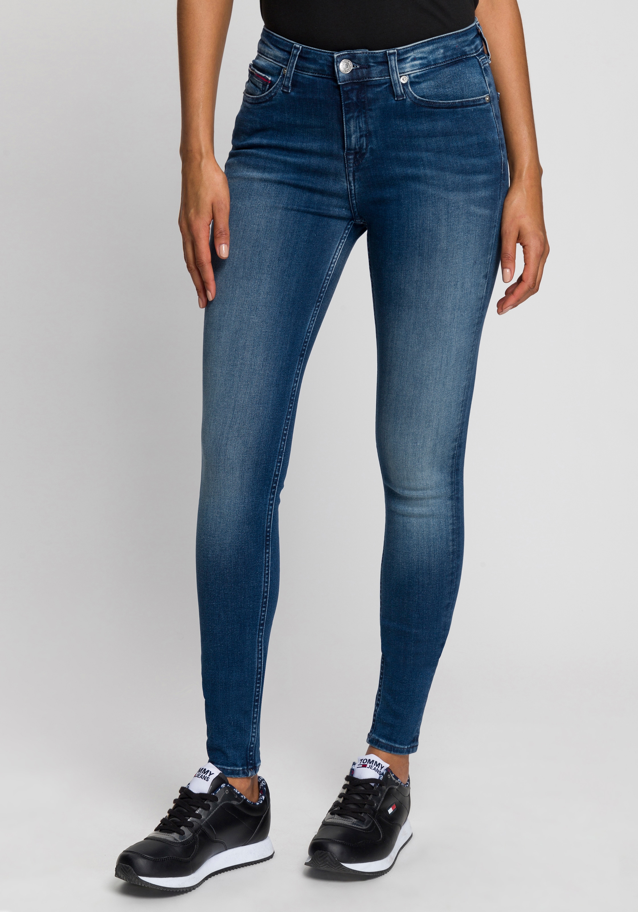 OTTO Damen Kleidung Hosen & Jeans Jeans Skinny Jeans Skinny-fit-Jeans »Beschichtete Skinny-Jeans« 