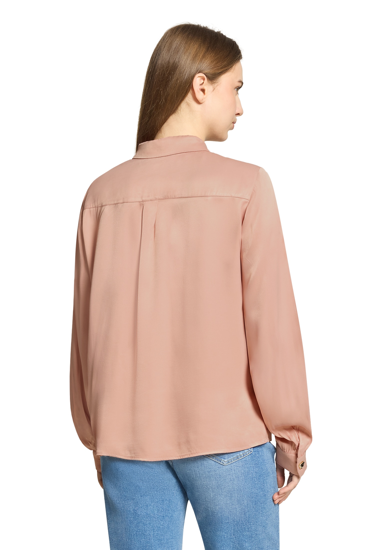 Cartoon Satinbluse »Satin-Bluse mit Knöpfen«