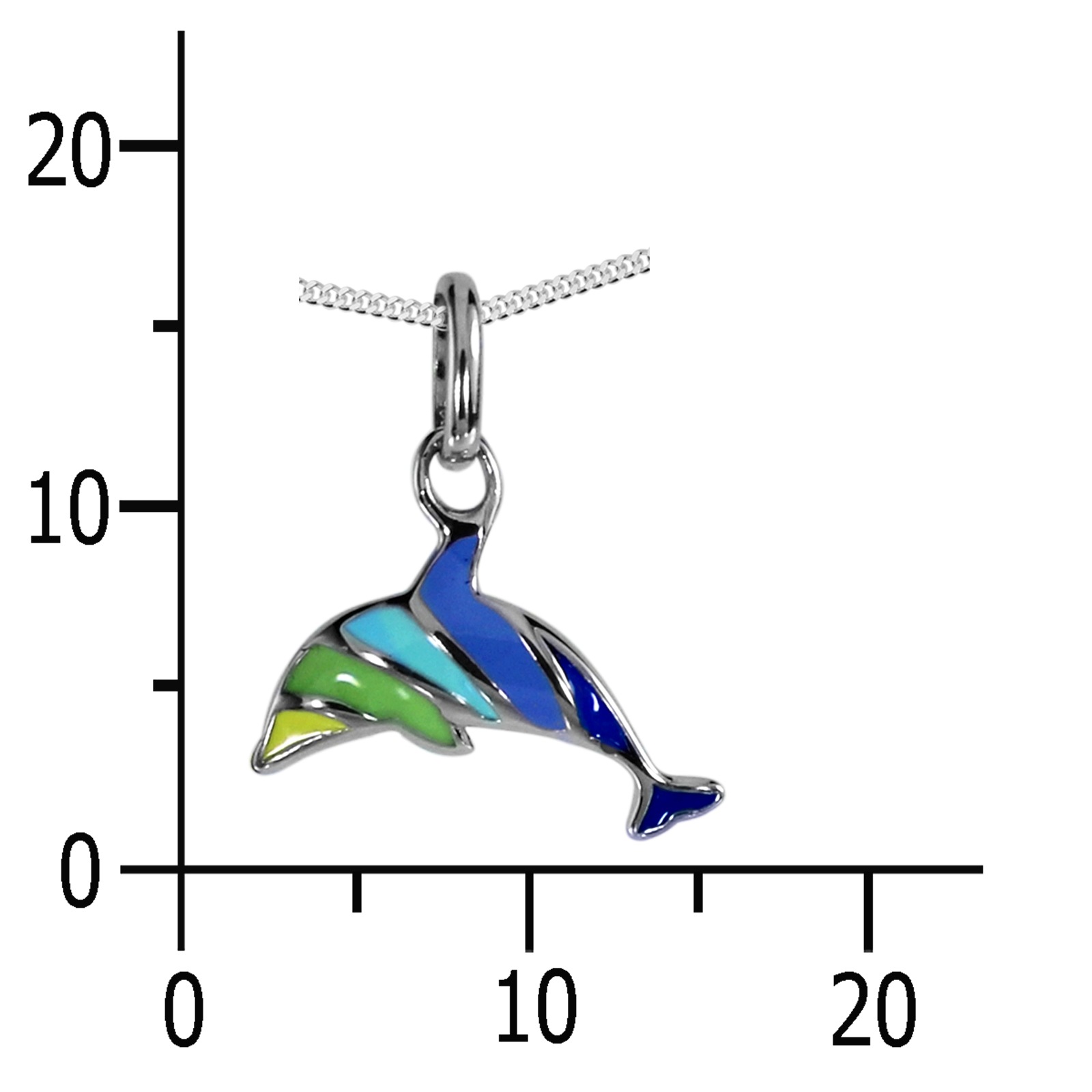 OSTSEE-SCHMUCK Kette und Anhänger Set »- Delfin - Silber 925/000 -,«
