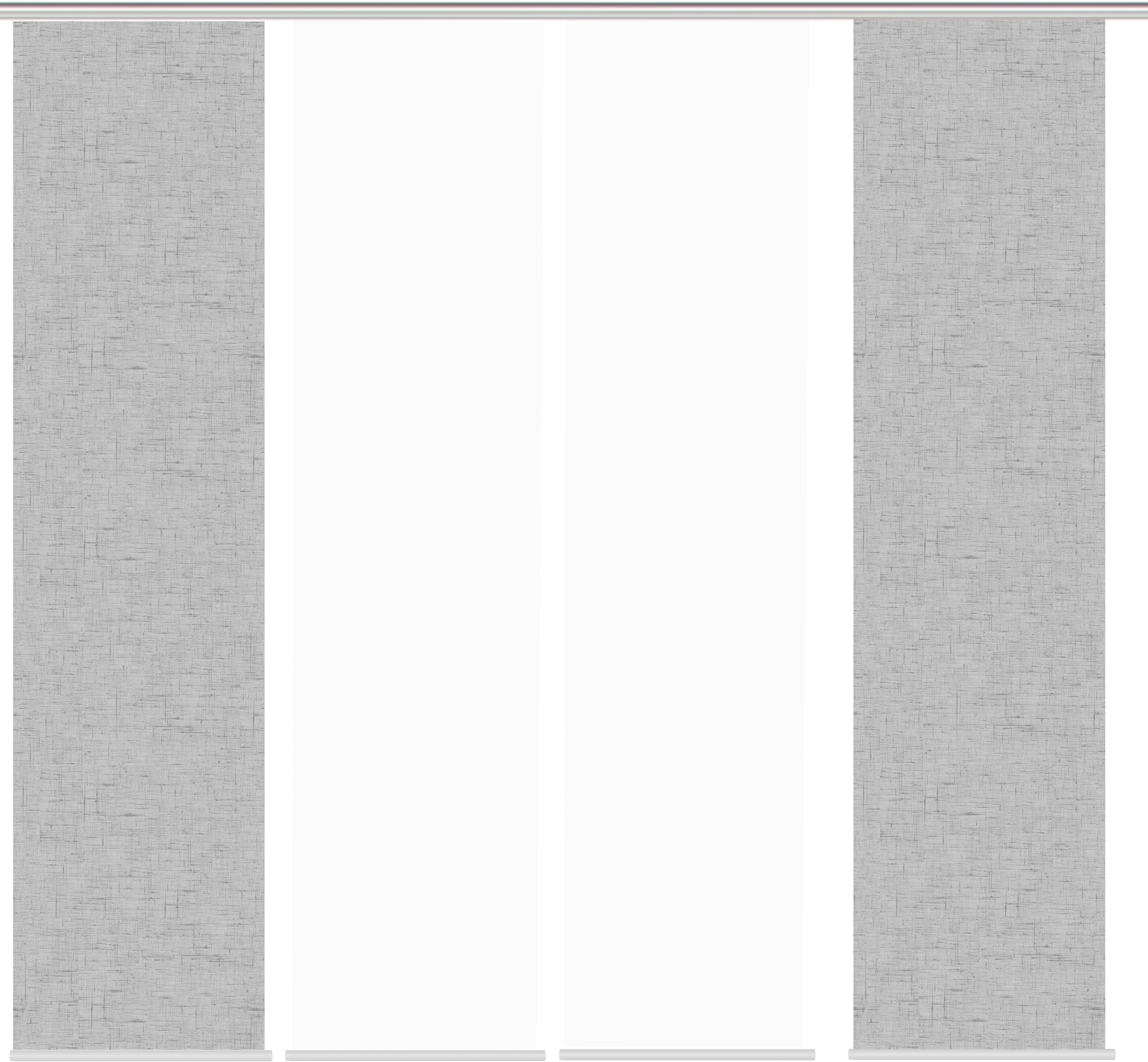HOME WOHNIDEEN Schiebegardine »PIVE 4er SET« Paneelwagen 4 Stk. tlg. Schiebevorhang Digidruck 4er Set PIVE