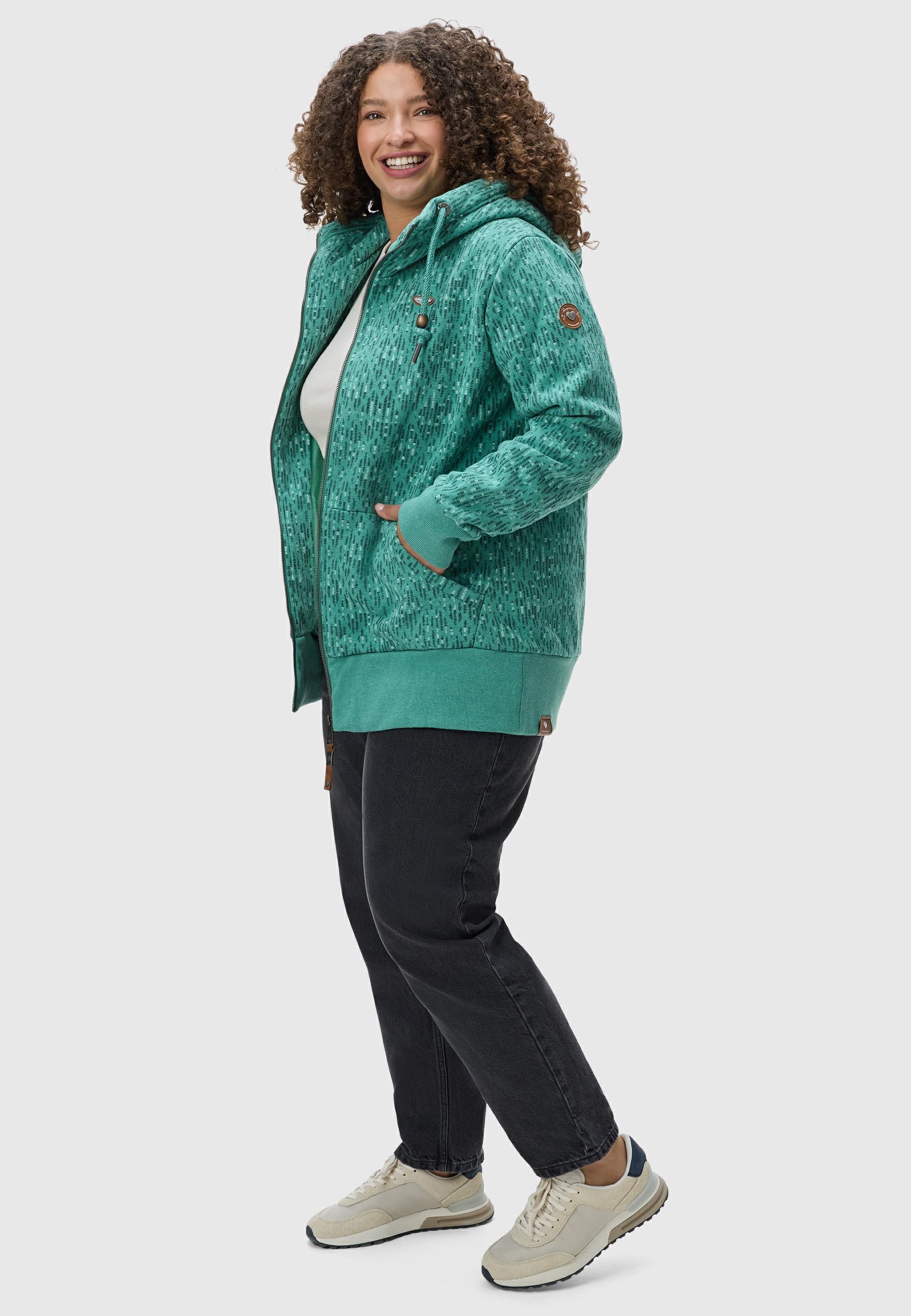 Ragwear Sweatjacke »Sweatjacke Neska Print Zip Plus«