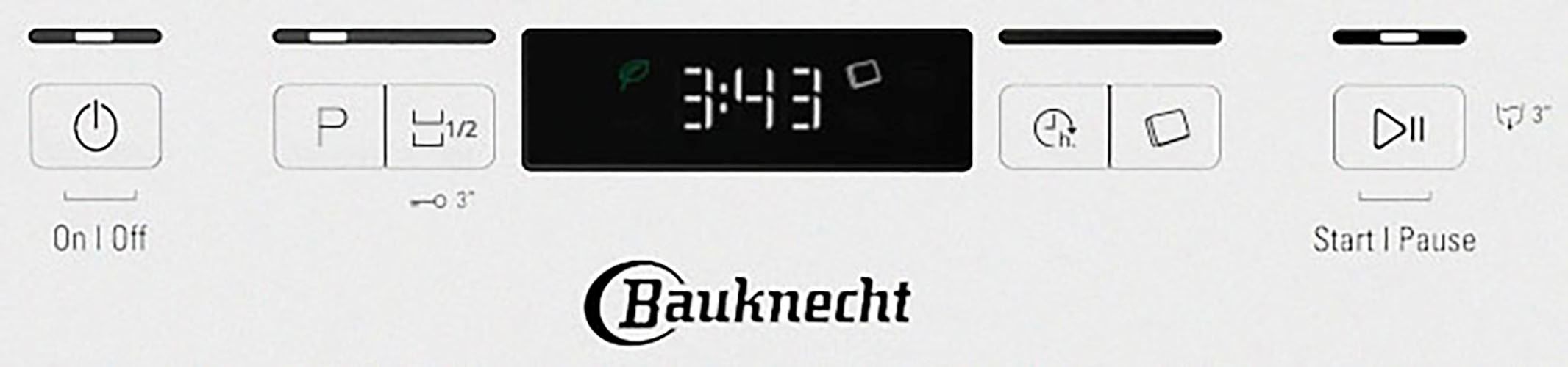 BAUKNECHT Standgeschirrspüler »B2F HD624 A«, 14 Maßgedecke
