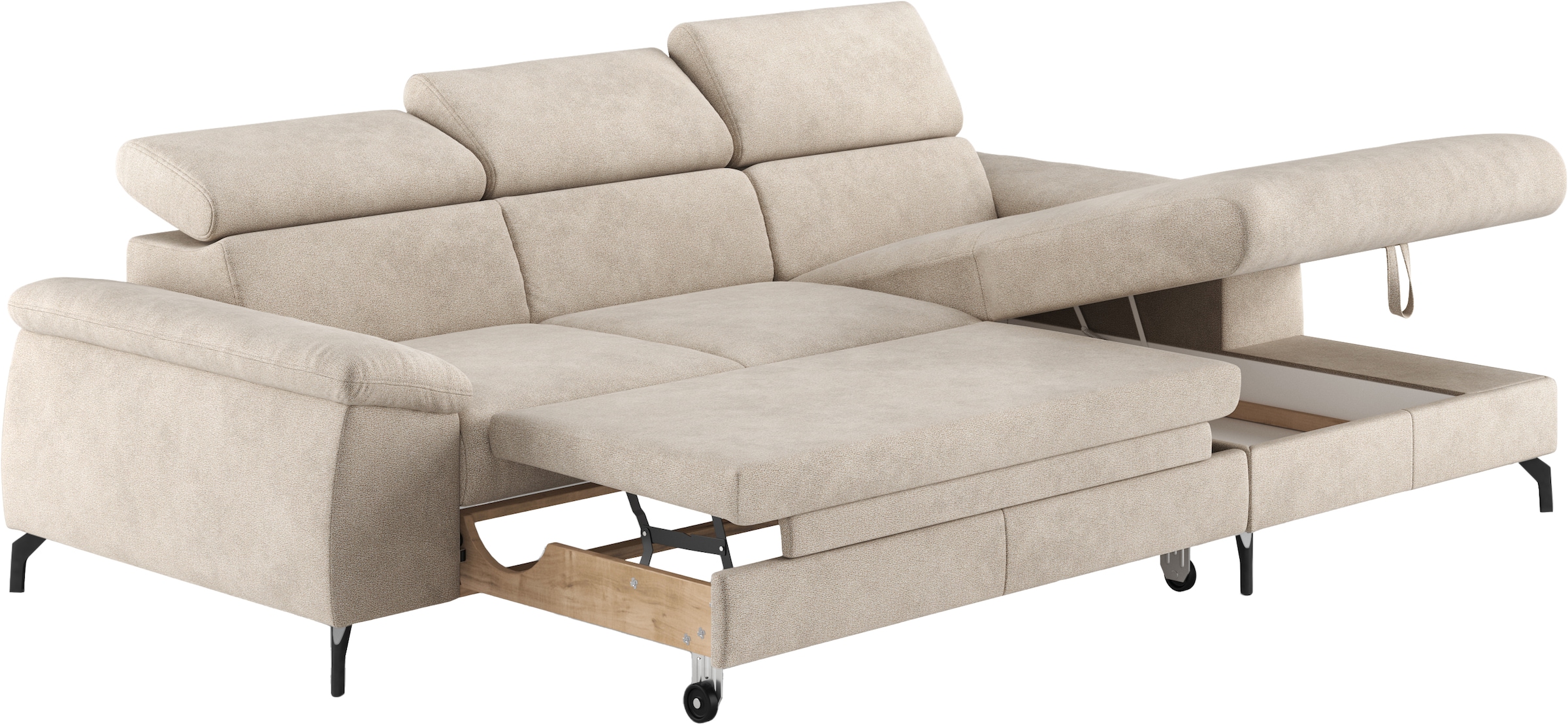 COTTA Ecksofa »Kitty L-Form«, Modern, L-Form, Bodenfreiheit 12,5 cm