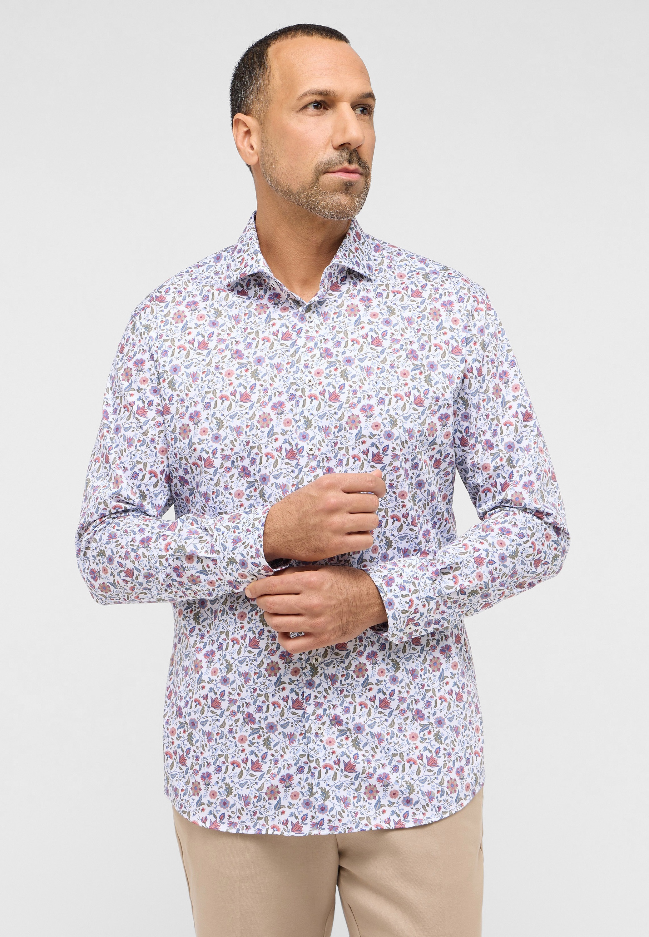 Eterna Langarmhemd »MODERN FIT«, NON IRON (bügelfrei)