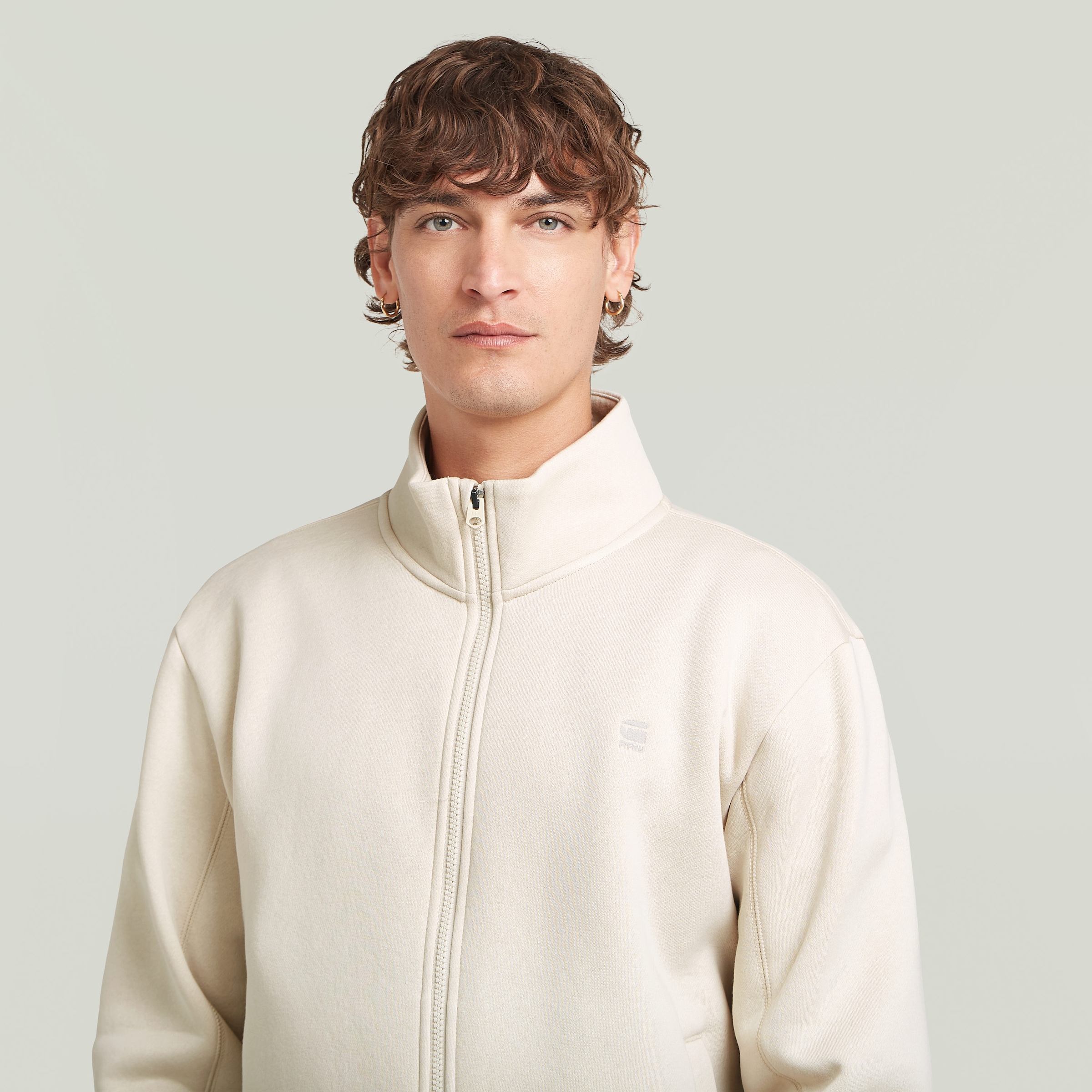 G-STAR Sweatjacke, mit Logostickerei auf der Brust