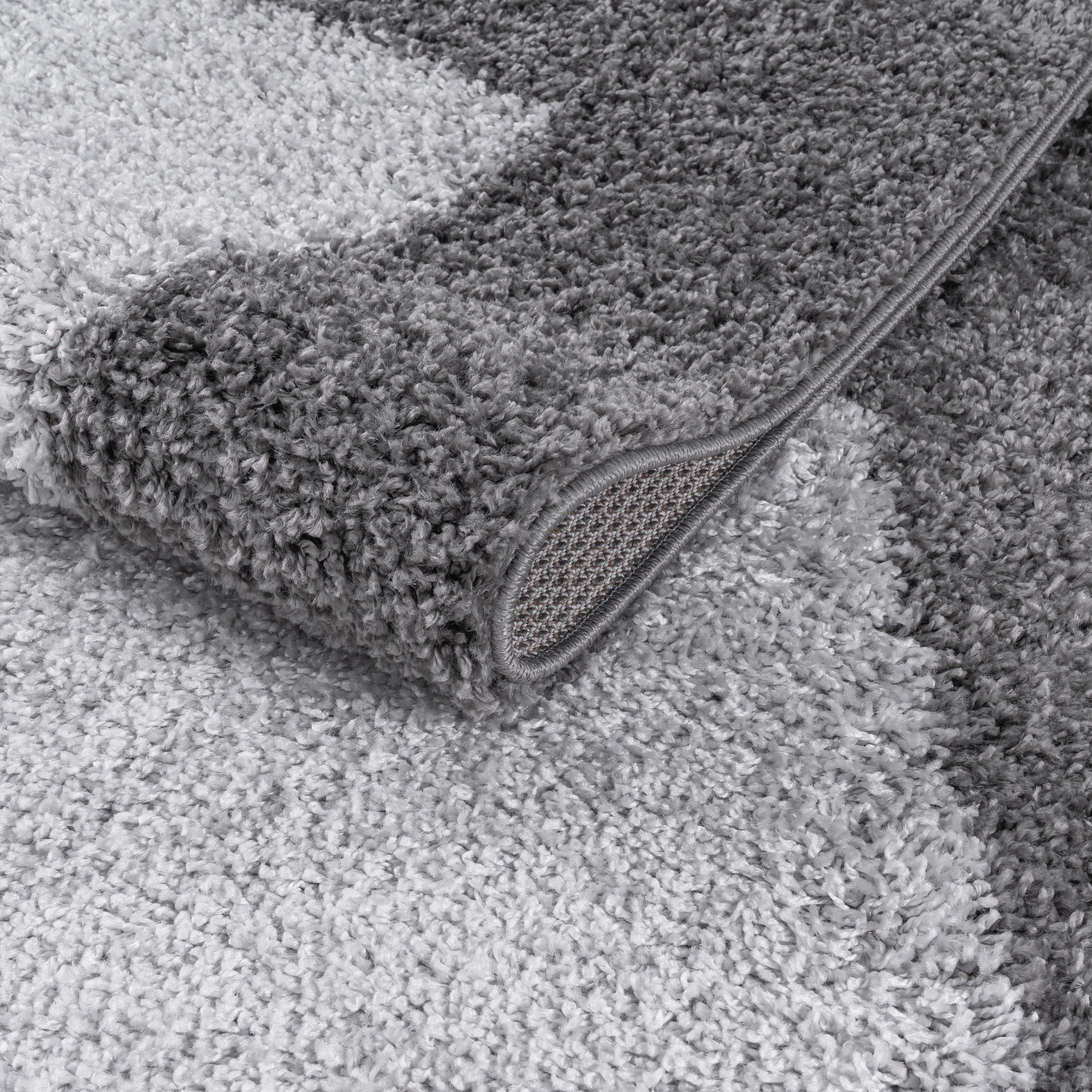 OTTO home Hochflor-Teppich »Liams« rechteckig 30 mm Höhe mit Bordüre, besonders weich und kuschelig, Wohnzimmer, Schlafzimmer