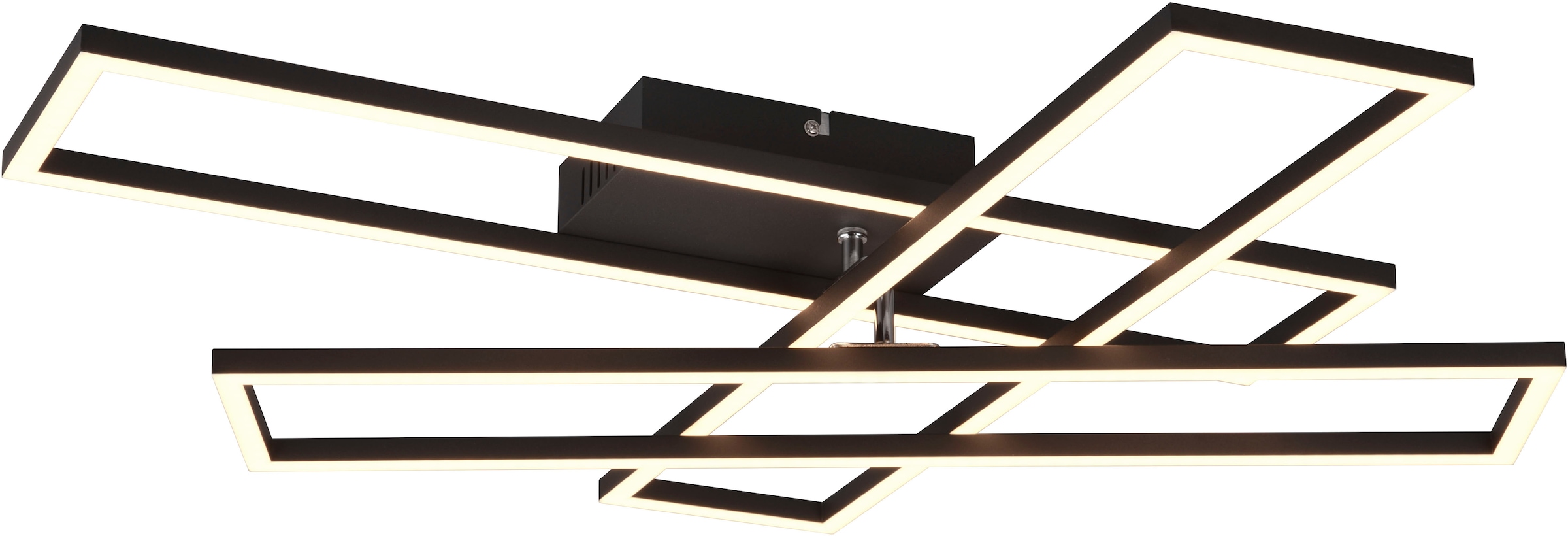 My Home LED Deckenleuchte »CLAUDIA in schwarz, Größe Höhe: 10 cm