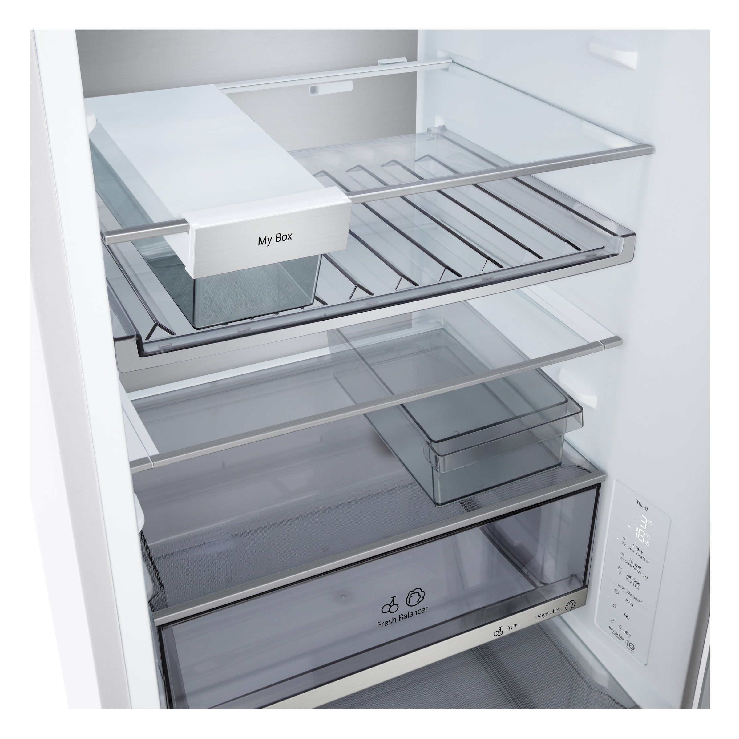 LG Kühl-/Gefrierkombination Serie 7 »GBBS716ASW« 186 cm hoch 59,7 cm breit Vollintegrierbarer Kühlschrank dank frontaler Luftzufuhr und Abluft