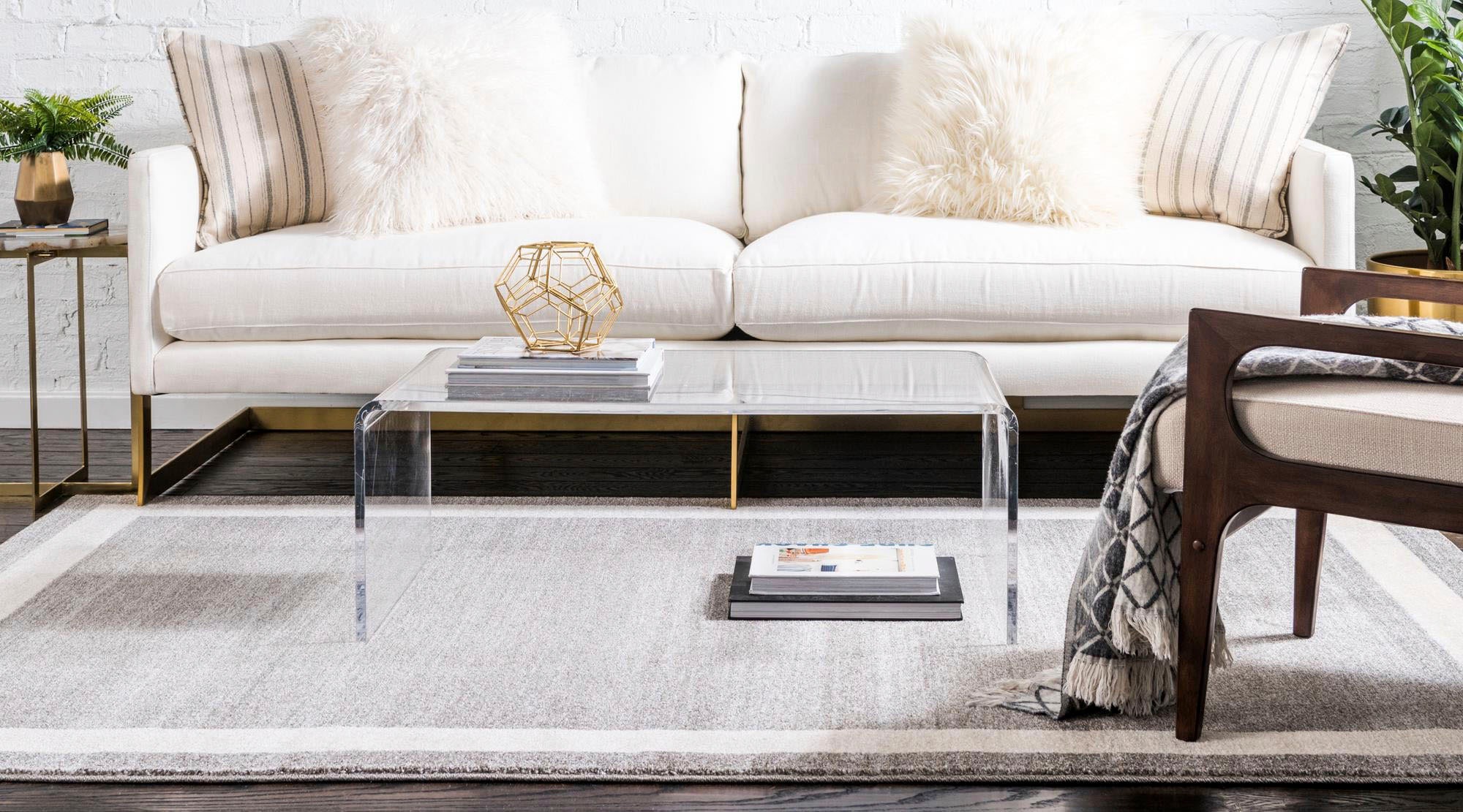 Myflair Möbel & Accessoires Teppich »Good Times Lagerräumung«, rechteckig, 13 mm Höhe, Kurzflor, gewebt, melierte Optik, mit Bordüre