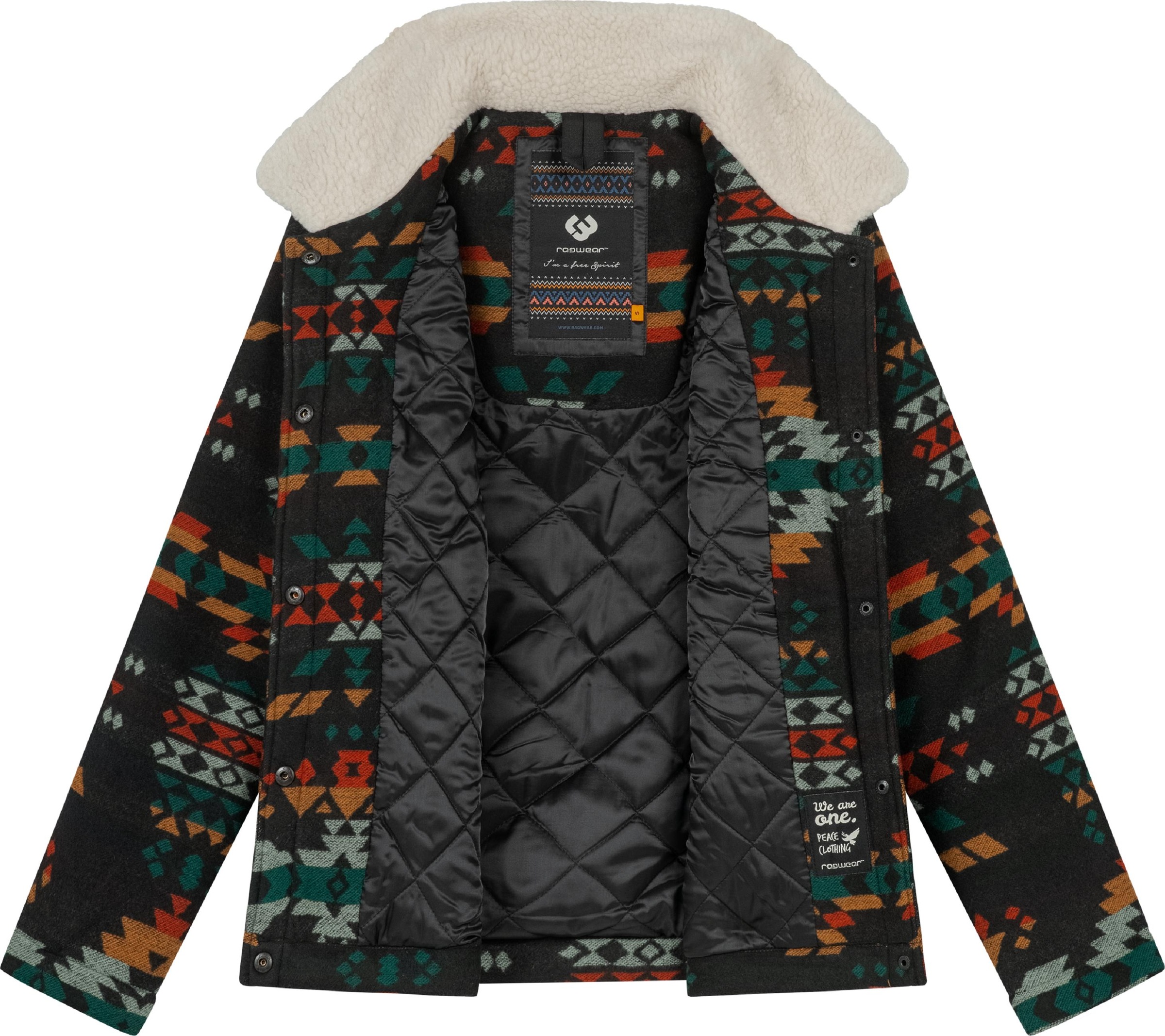 Ragwear Outdoorjacke »Outdoorjacke Walinea Ikat«