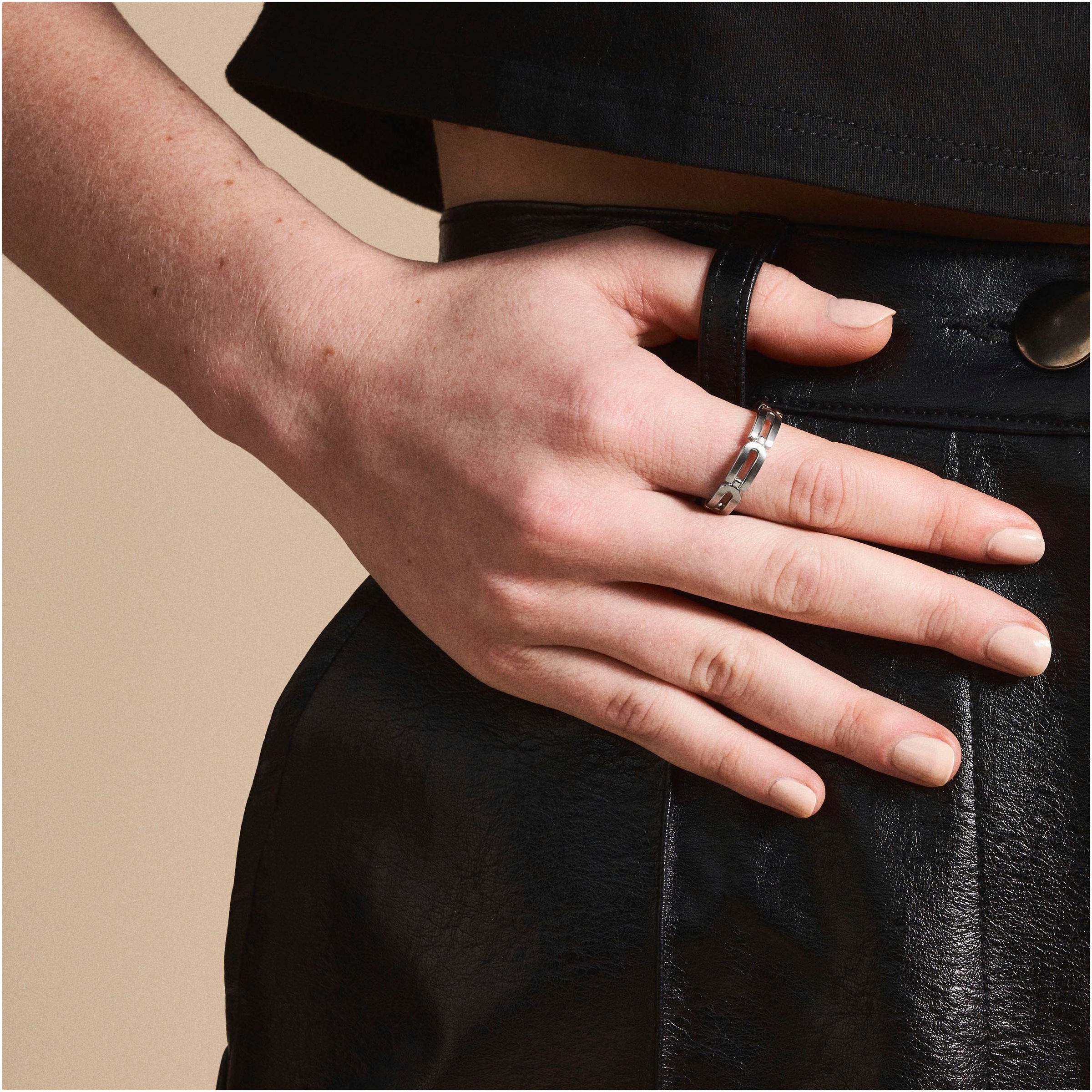 Fossil Fingerring »Schmuck Geschenk Edelstahl Ring HERITAGE«