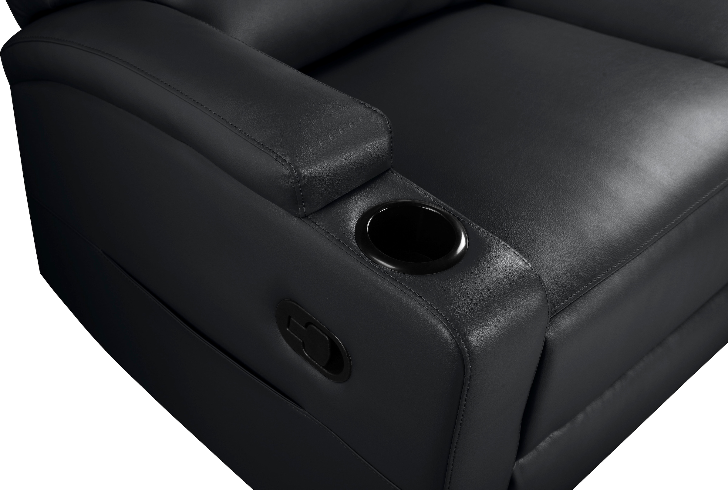 Home affaire Ecksofa »NAPORI Multimediasofa, 3er Kinosessel XXL, L-Form, 3 Bezugsstoffe«, Kinosofa mit Relaxfunktion, Getränkehalter, Staufach und Staukasten