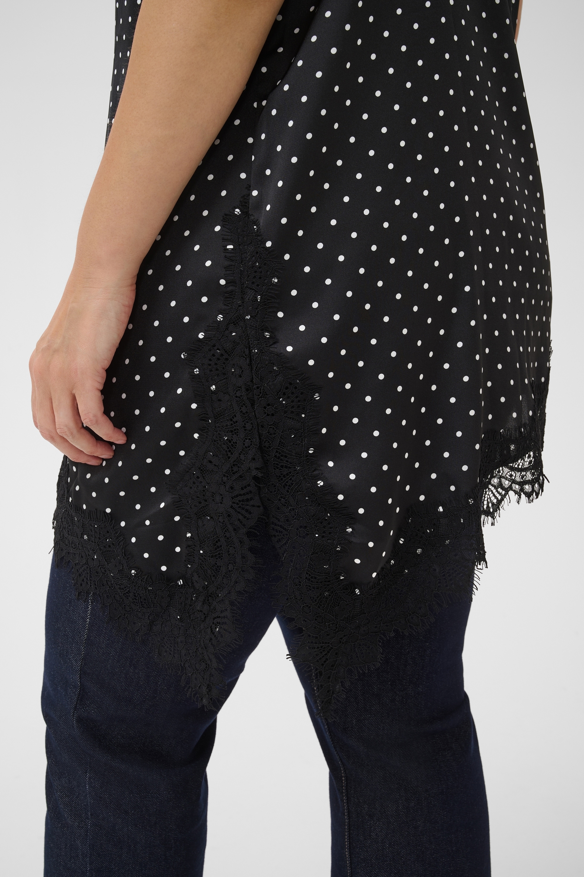 KAFFE Curve Blusentop »Damen Bluse ärmellos KCmissu«