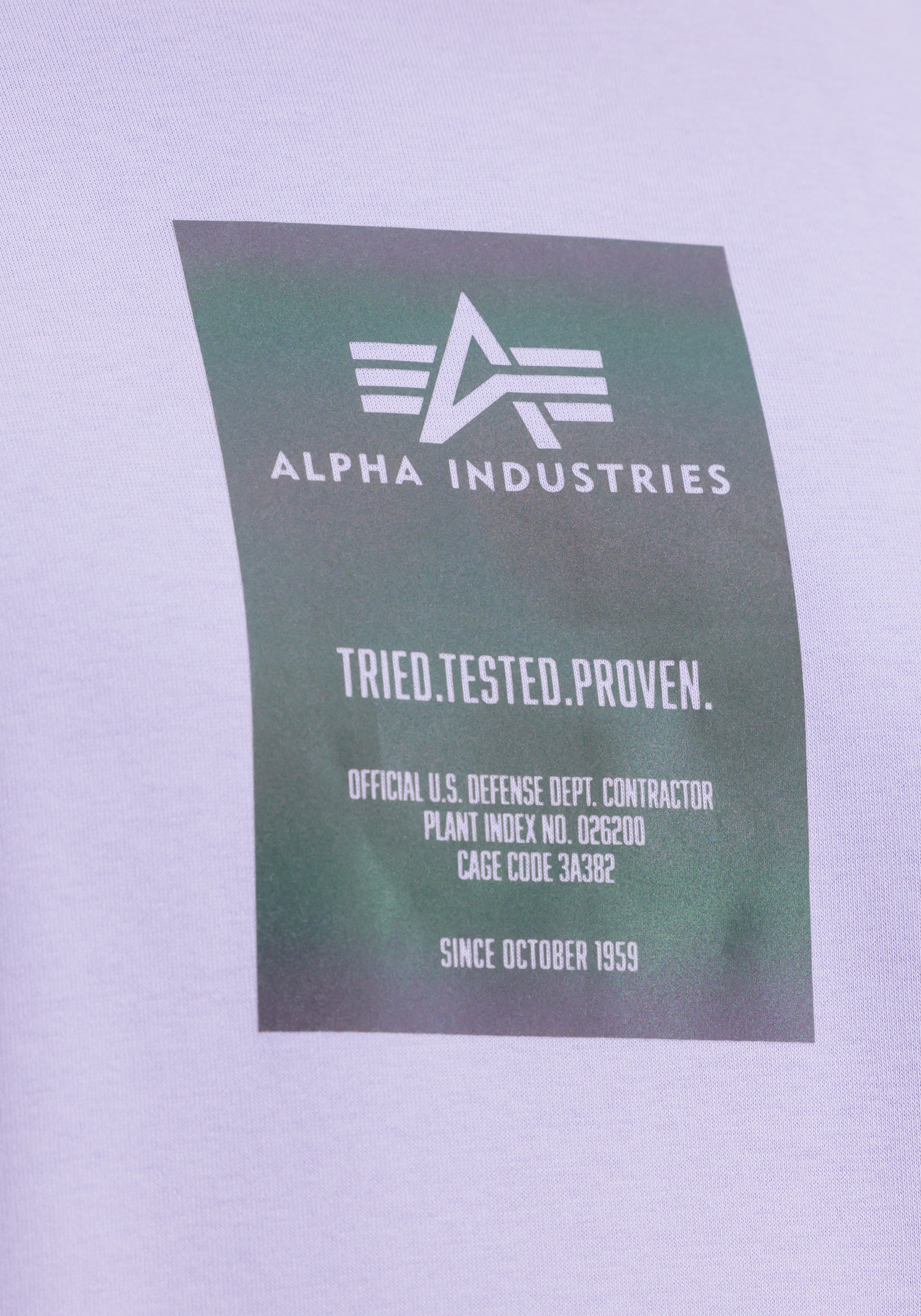 Alpha Industries Sweater »Alpha Industries Men - Sweatshirts Rainbow Refl. Label Sweater«