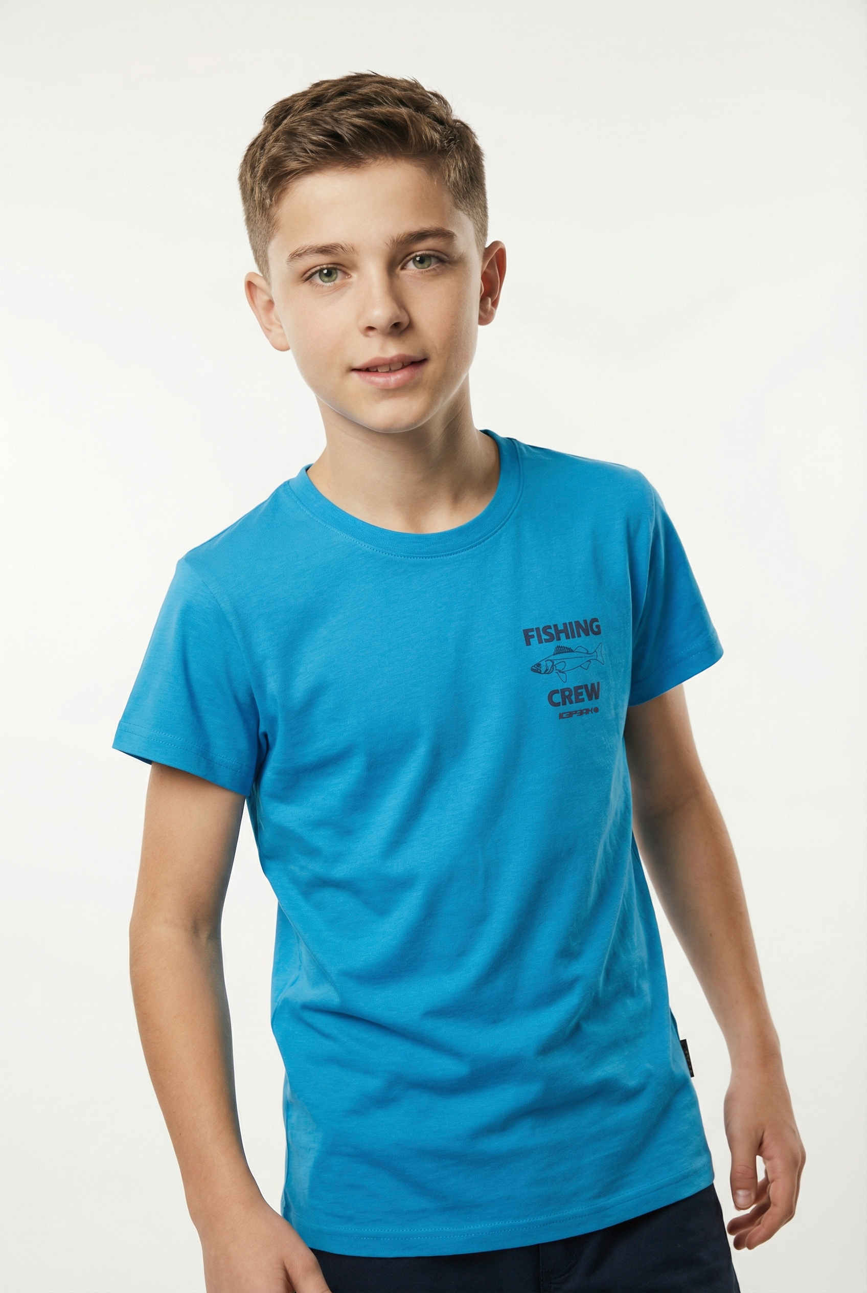 Icepeak T-Shirt »K T-SHIRT LEADVILLE« sportlicher Stil, Kurzarm, mit Druck, Label und Logoschriftzug