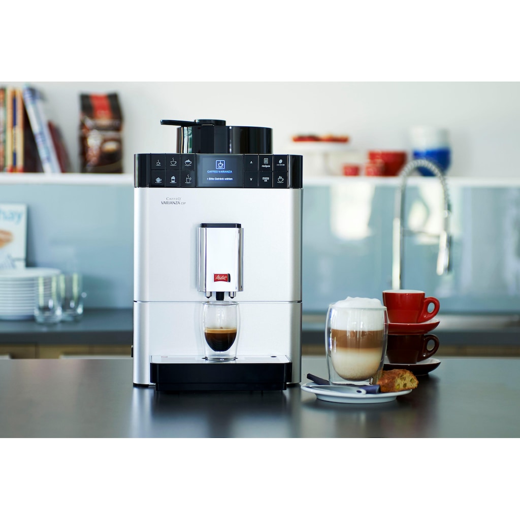 Melitta Kaffeevollautomat »Varianza® CSP F57/0-101, silber«
