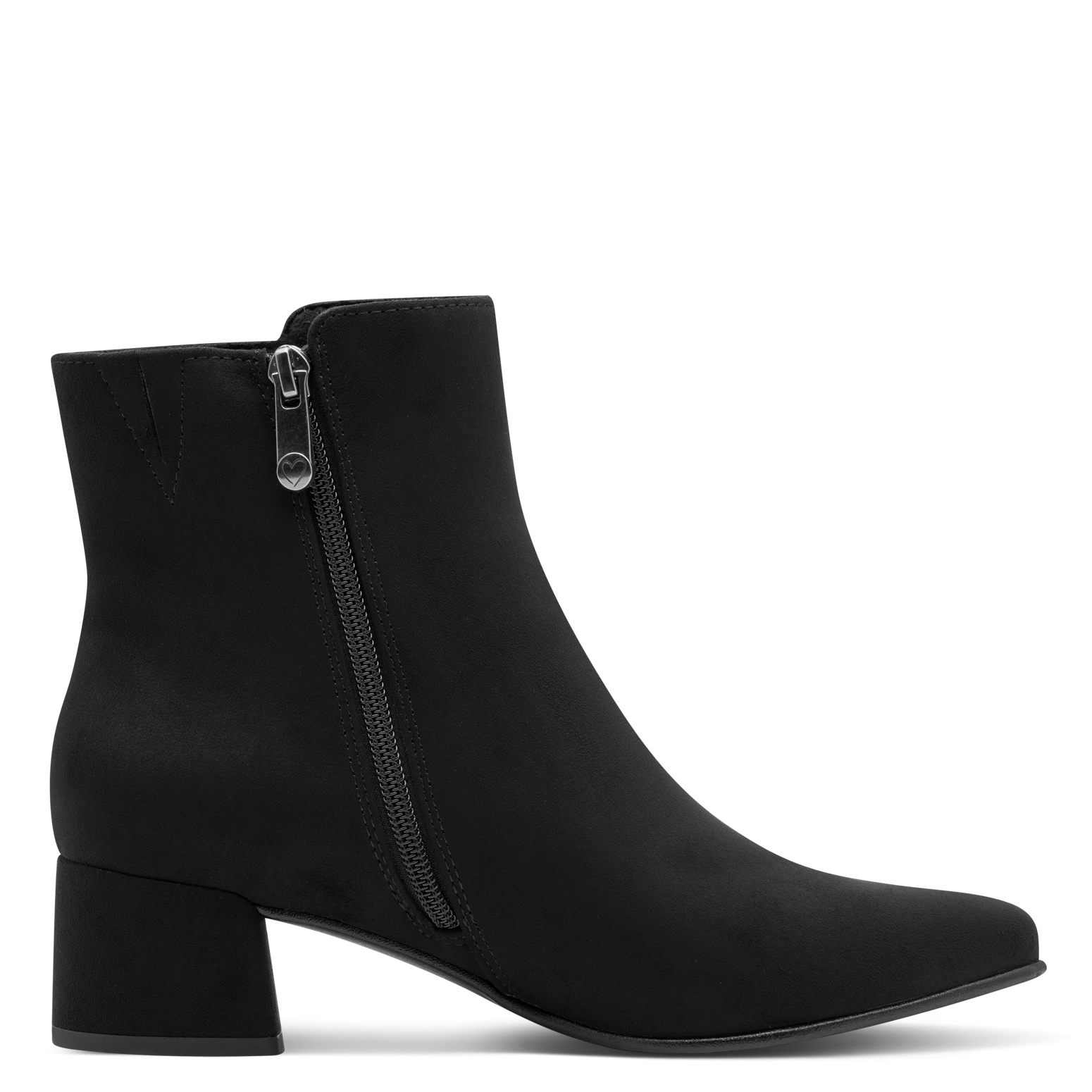 MARCO TOZZI Stiefelette  , Blockabsatz, Businessschuh, Ankleboots mit Ziernähen