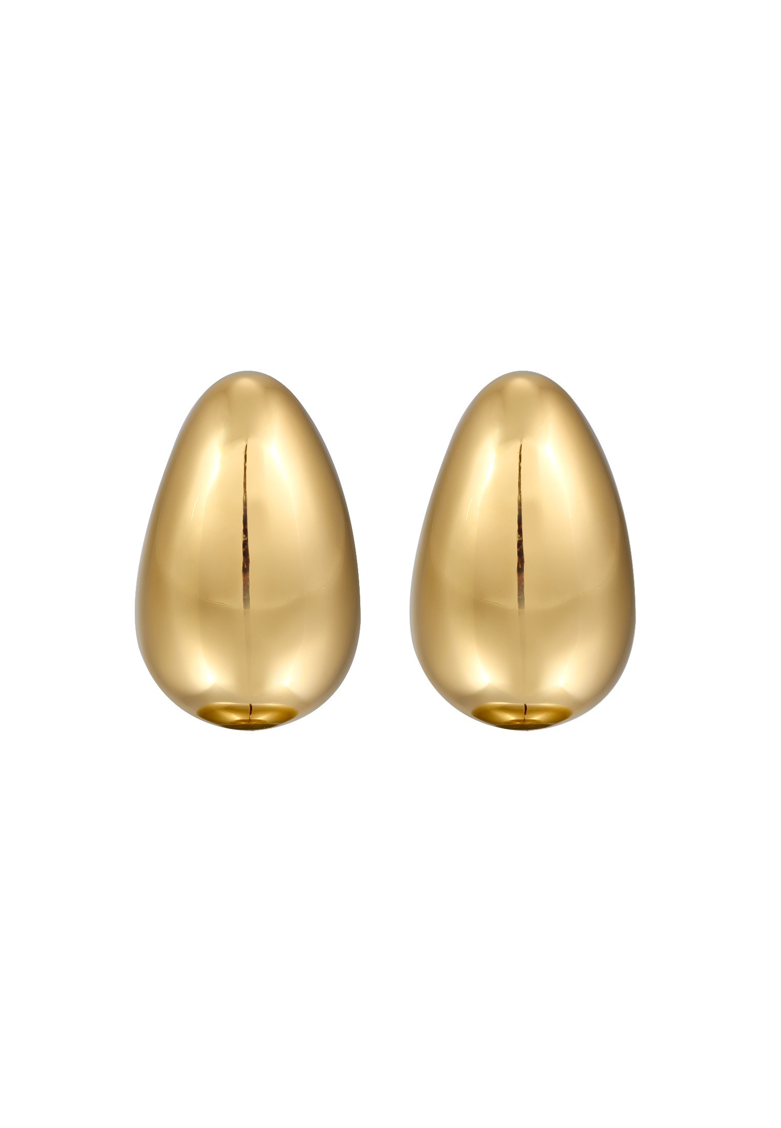 Elli Premium Paar Ohrstecker »Ohrringe Ohrstecker Tropfenform Bauchig Modern 925 Silber«