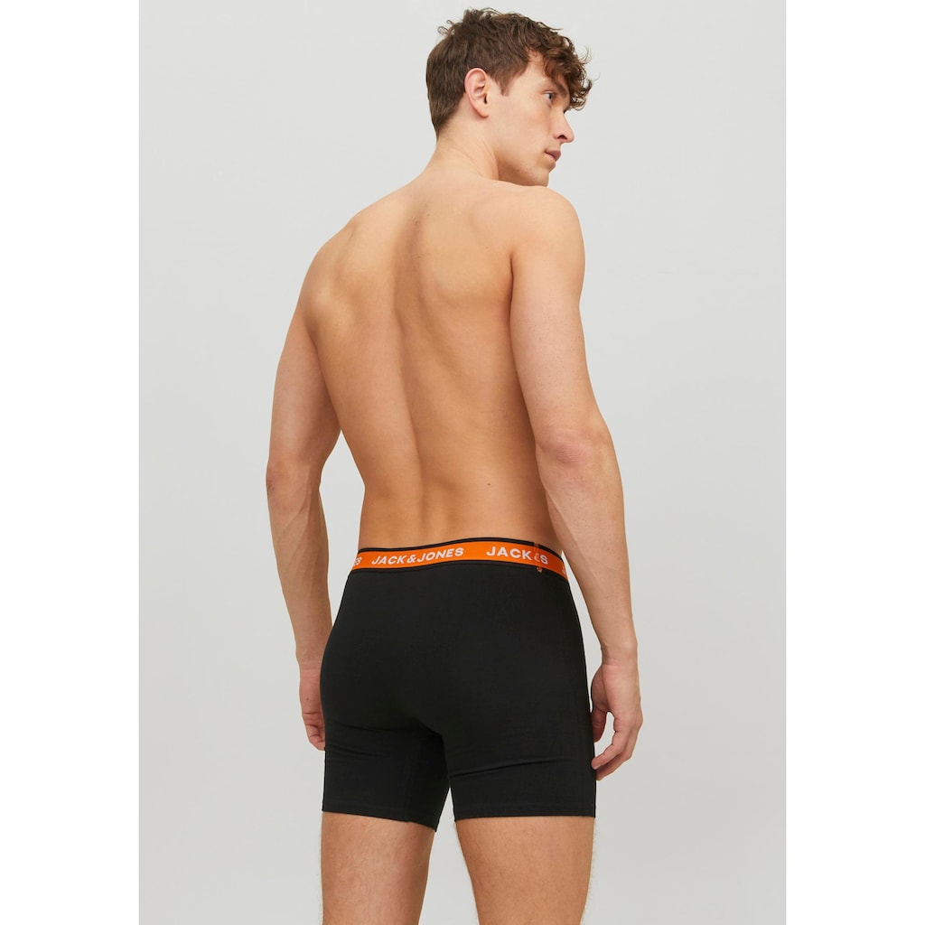 Jack & Jones Boxershorts »JJ JACSOLID BOXER BRIEFS 5 P«, (Packung, 5 St.)