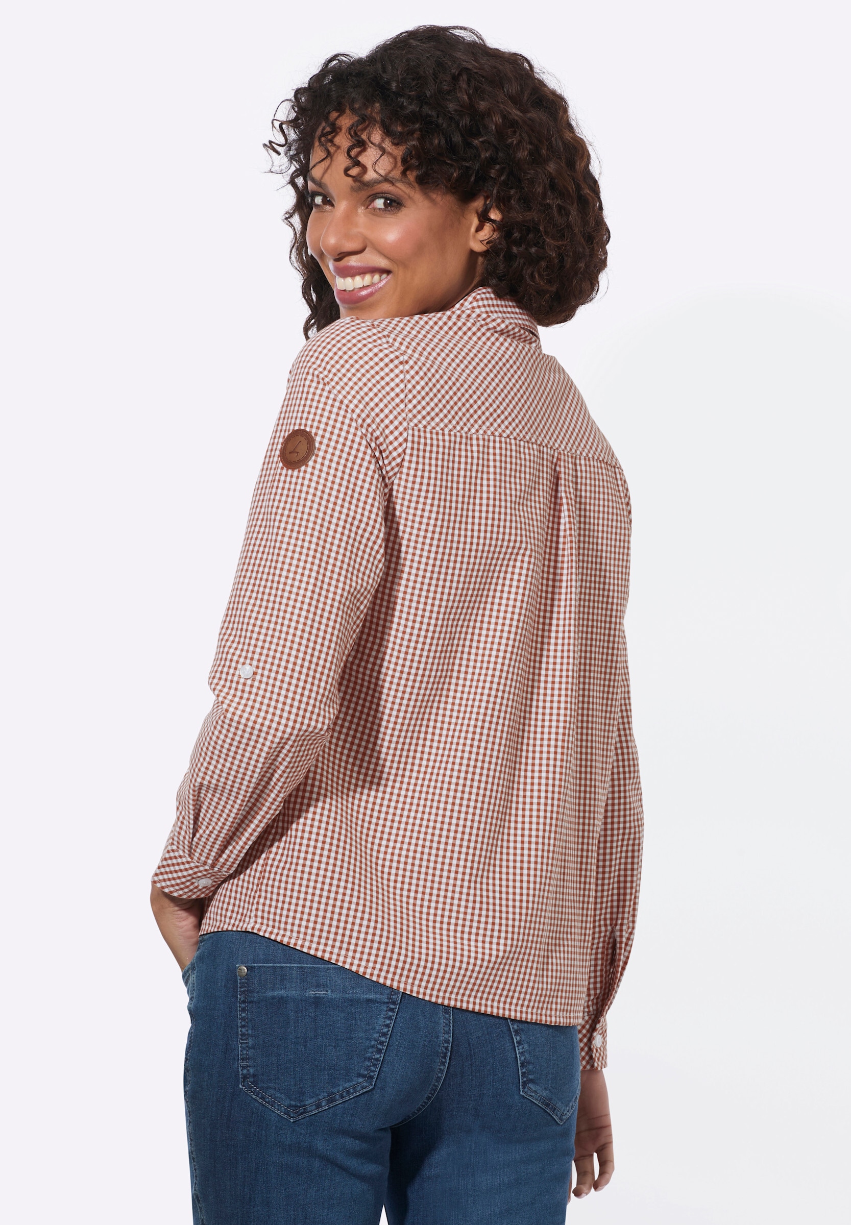 Witt Hemdbluse »Karo-Bluse Karobluse mit Brusttaschen«