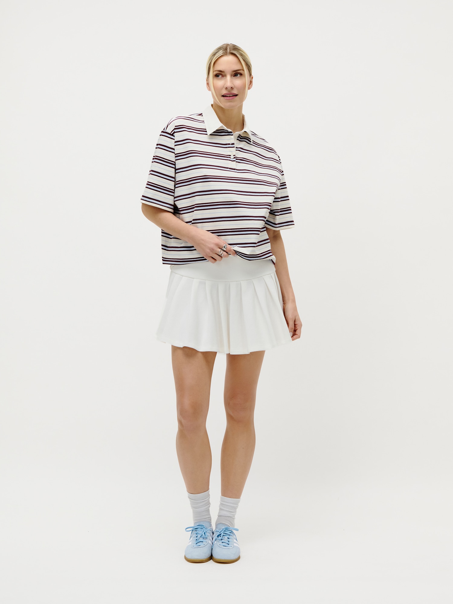 LeGer Poloshirt »Cora, LeGer by Lena Gercke« aus Baumwolle, Oversize Fit