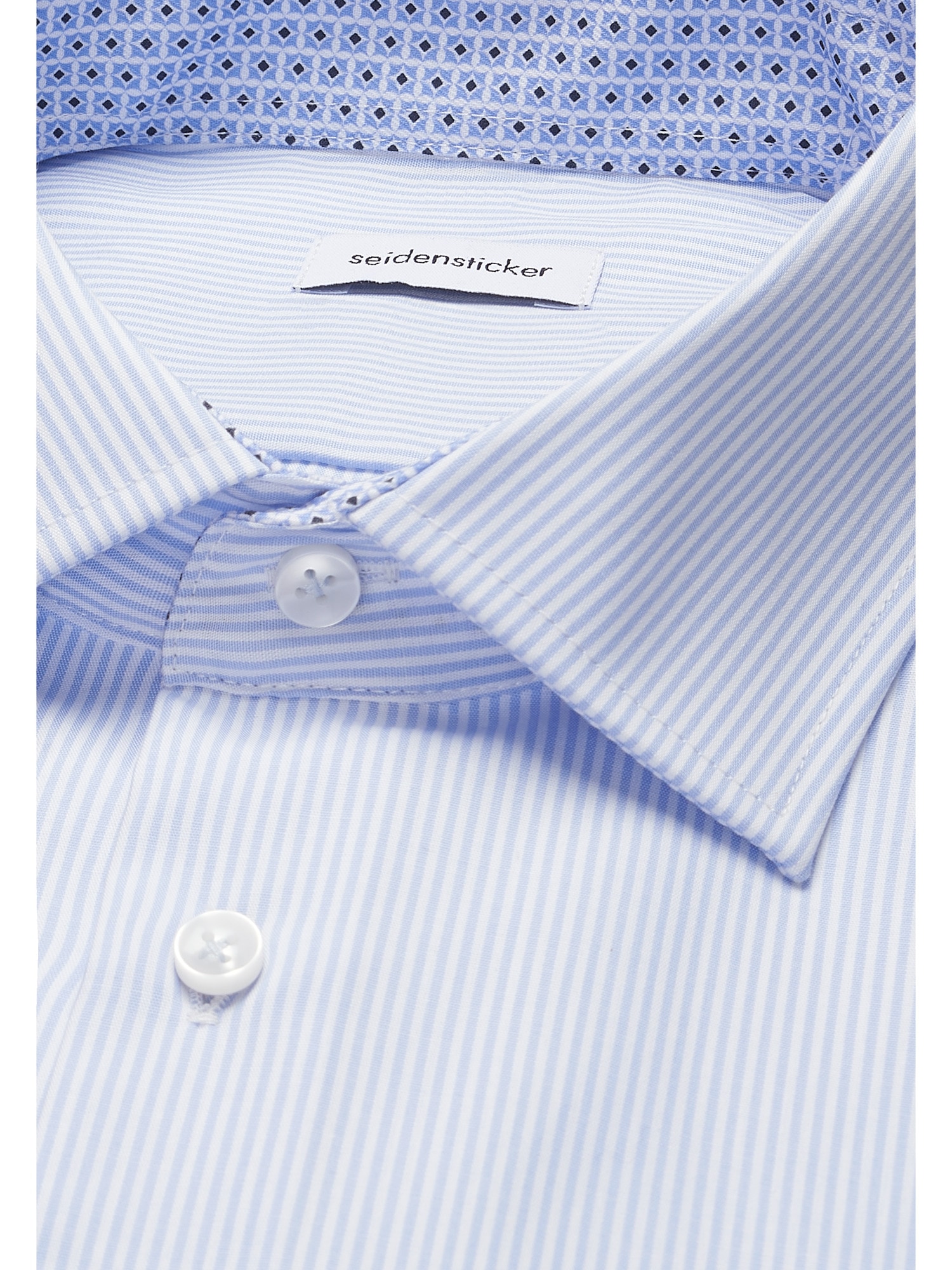 seidensticker Businesshemd »Slim« Slim 1/1 Kentkragen Streifen